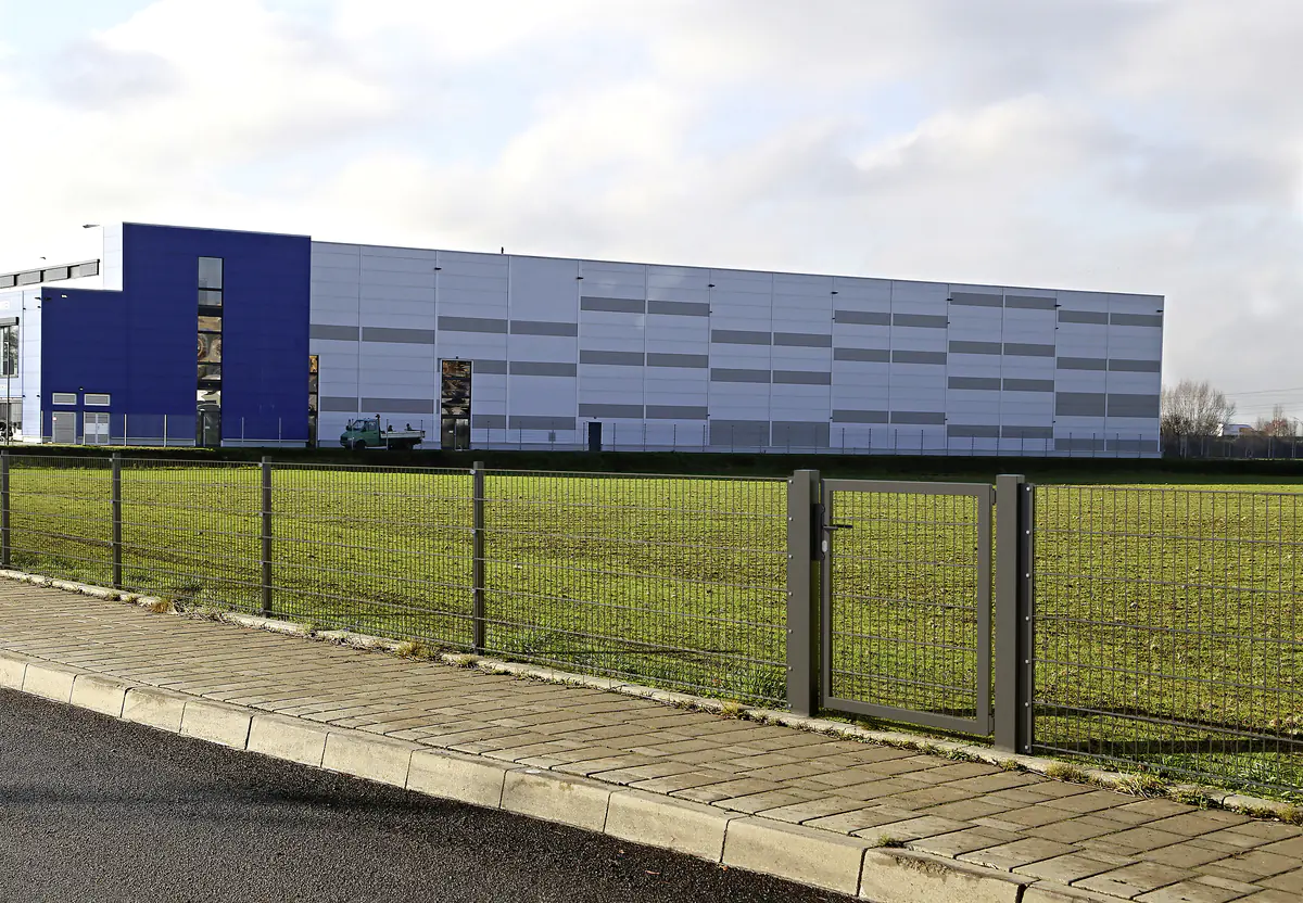 Alberts Befestigungsleiste für Doppelstabmatte anthrazit 120 cm