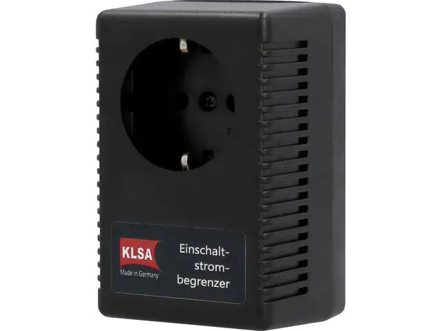 Einschaltstrombegrenzer schwarz