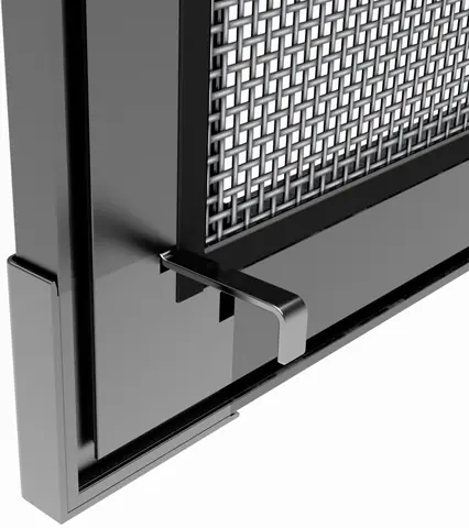 RS Fliegenschutz-Fenster 130 x 150 cm anthrazit/anthrazit kürzbar