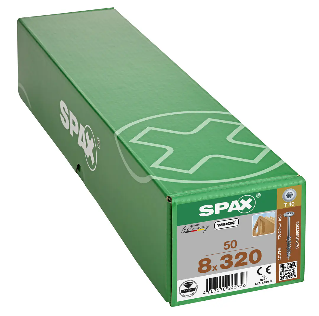 Spax Holzbauschrauben 8.0 x 320 mm TX 40 - 50 Stk.
