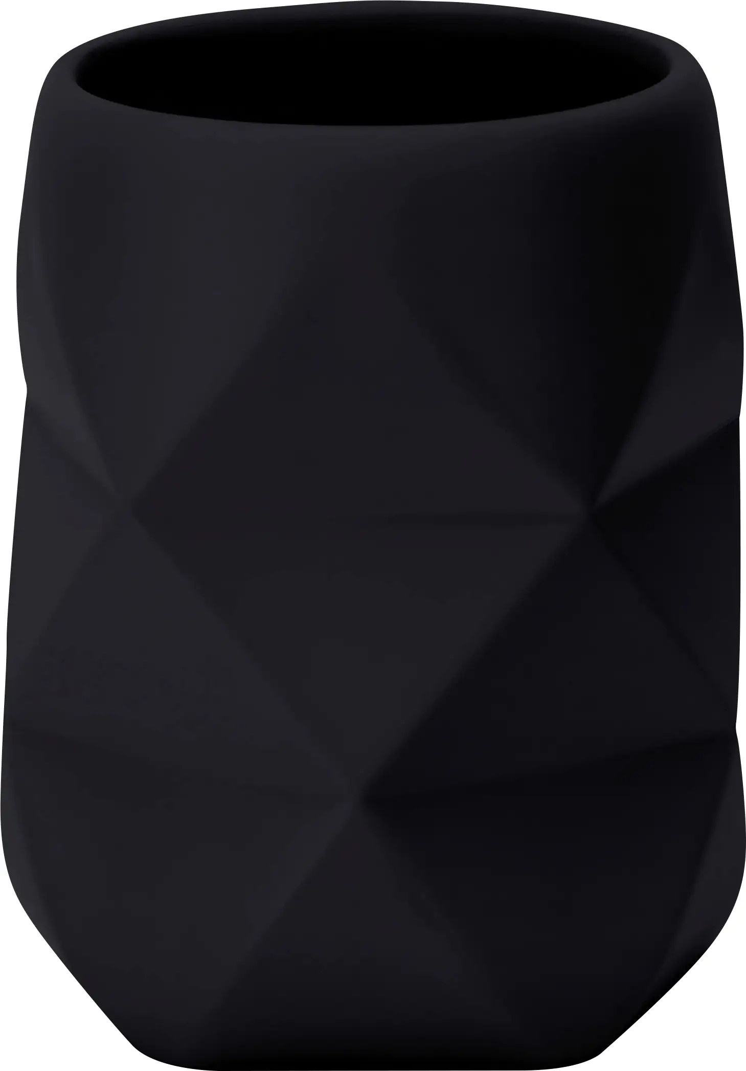 Kleine Wolke Zahnputzbecher Golden Crackle, schwarz