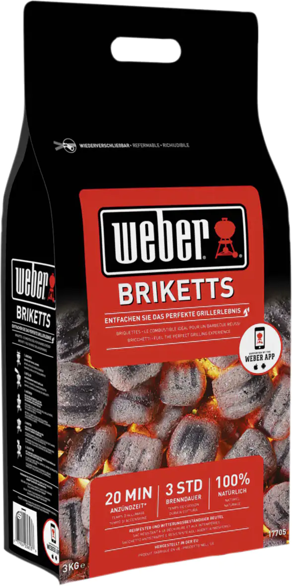 Weber Brikett - 3 kg kaufen | Globus Baumarkt