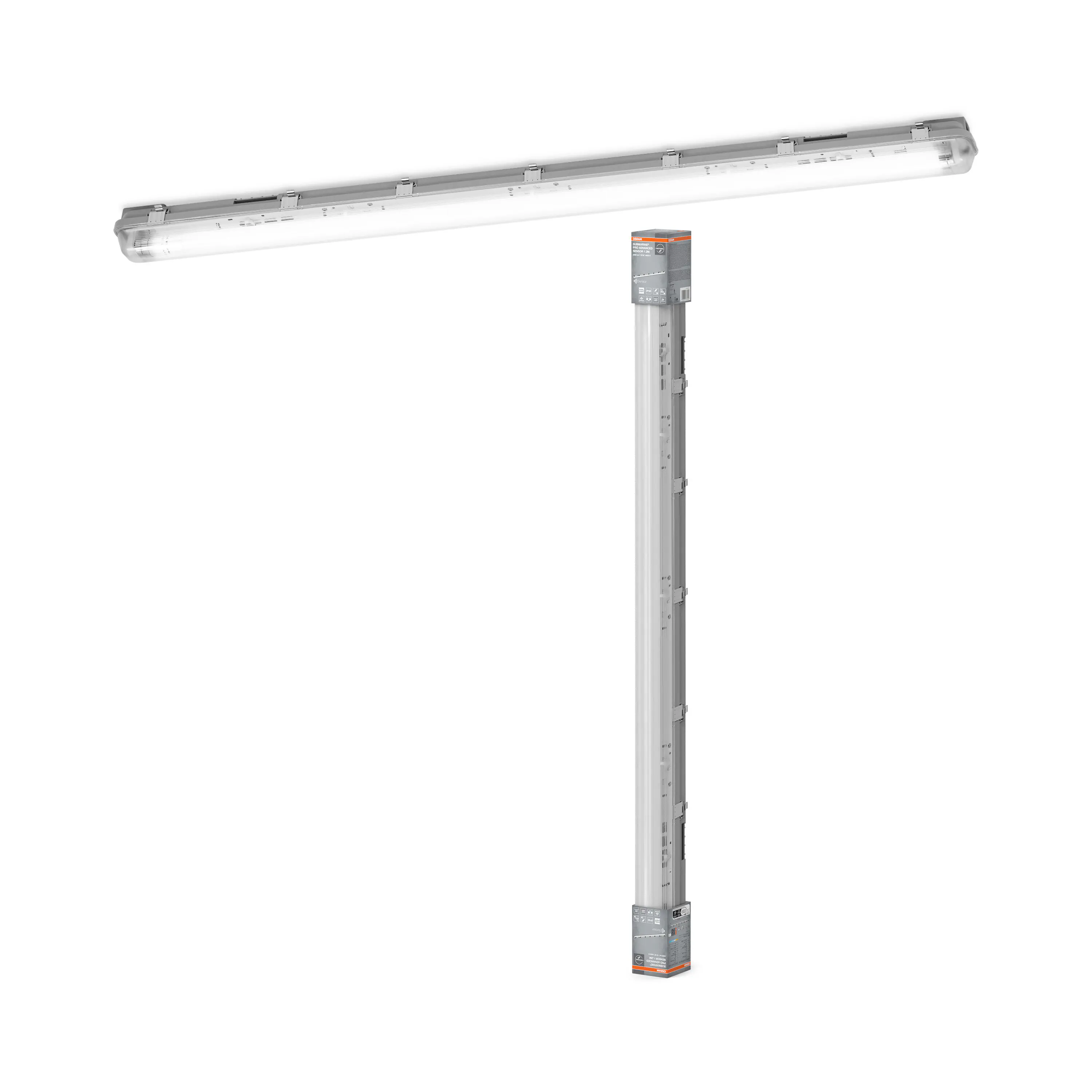 Osram Feuchtraumleuchte Submarine Pro Advanced 19 W grau neutralweiß mit Bewegungssensor