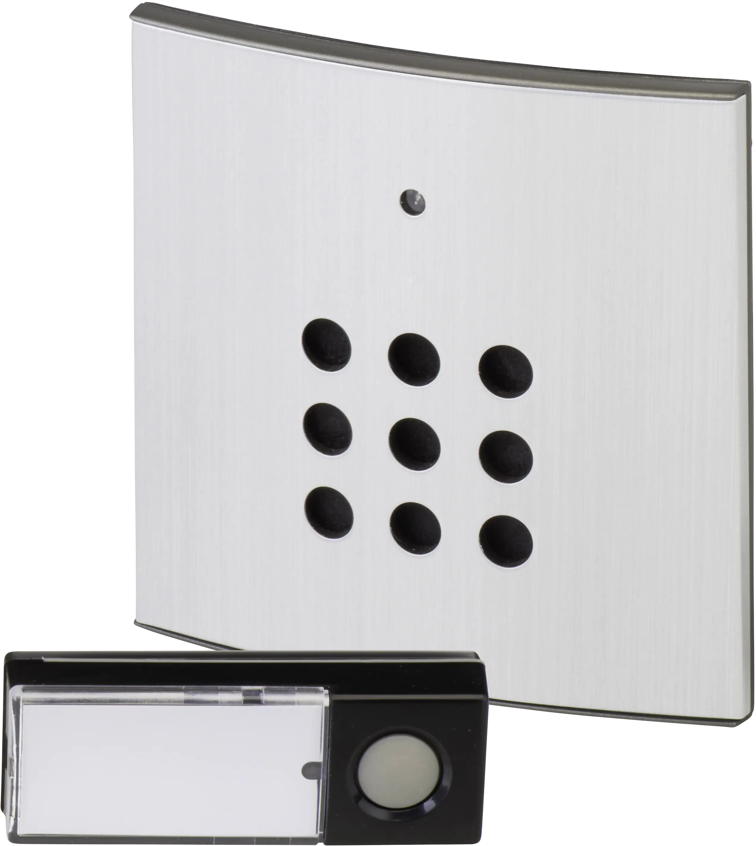 Heidemann Funkgong Komplett Set HX One alu-schwarz Heidemann Funkgong Komplett Set HX One alu-schwarz