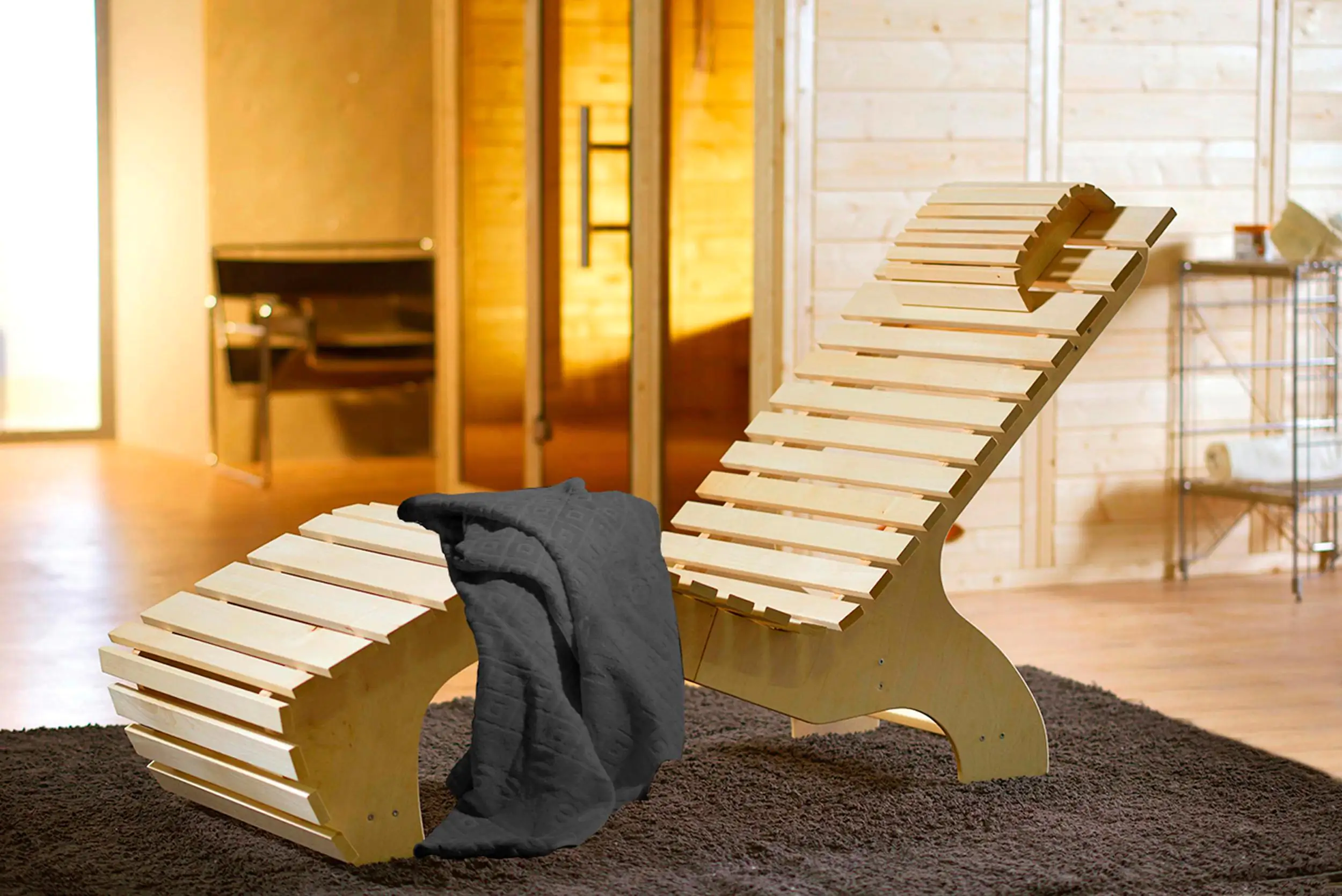 Weka Komfort-Wellnessliege inkl. Saunahandtuch Weka Komfort-Wellnessliege inkl. Saunahandtuch