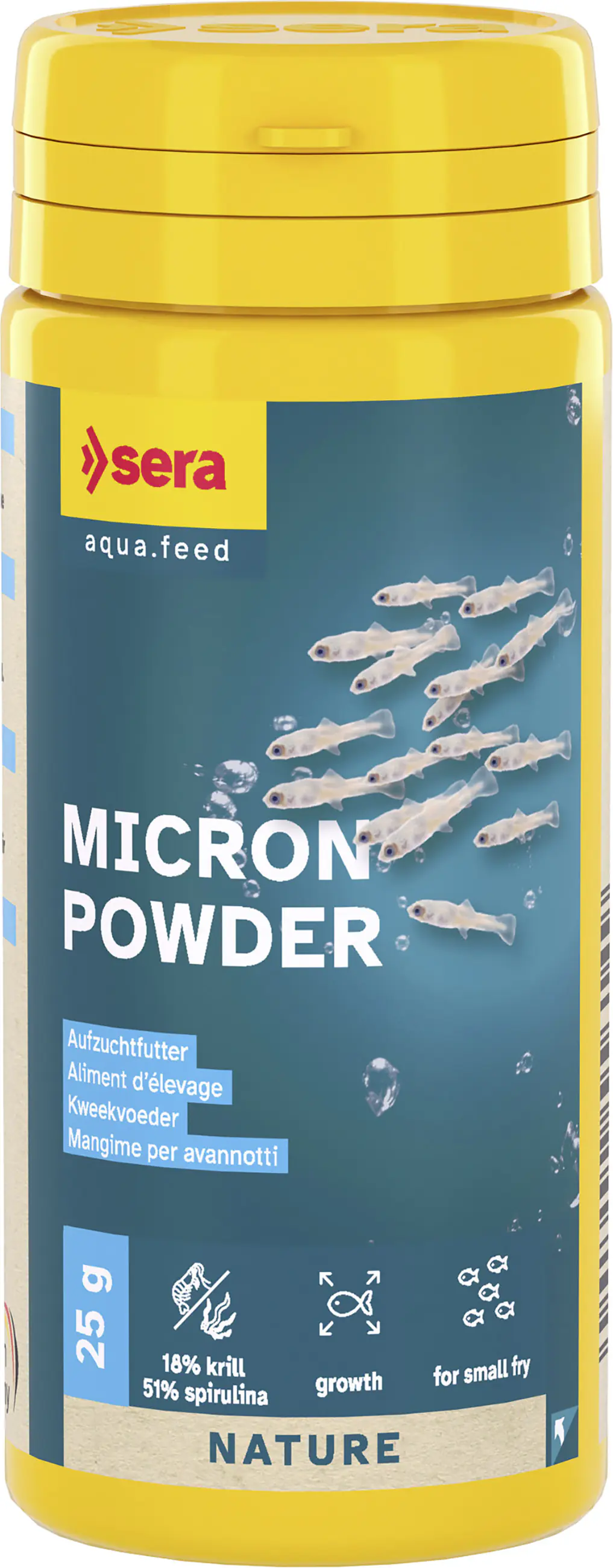 Sera Fischfutter zur Aufzucht Micron Powder 50 ml Sera Fischfutter zur Aufzucht Micron Powder 50 ml