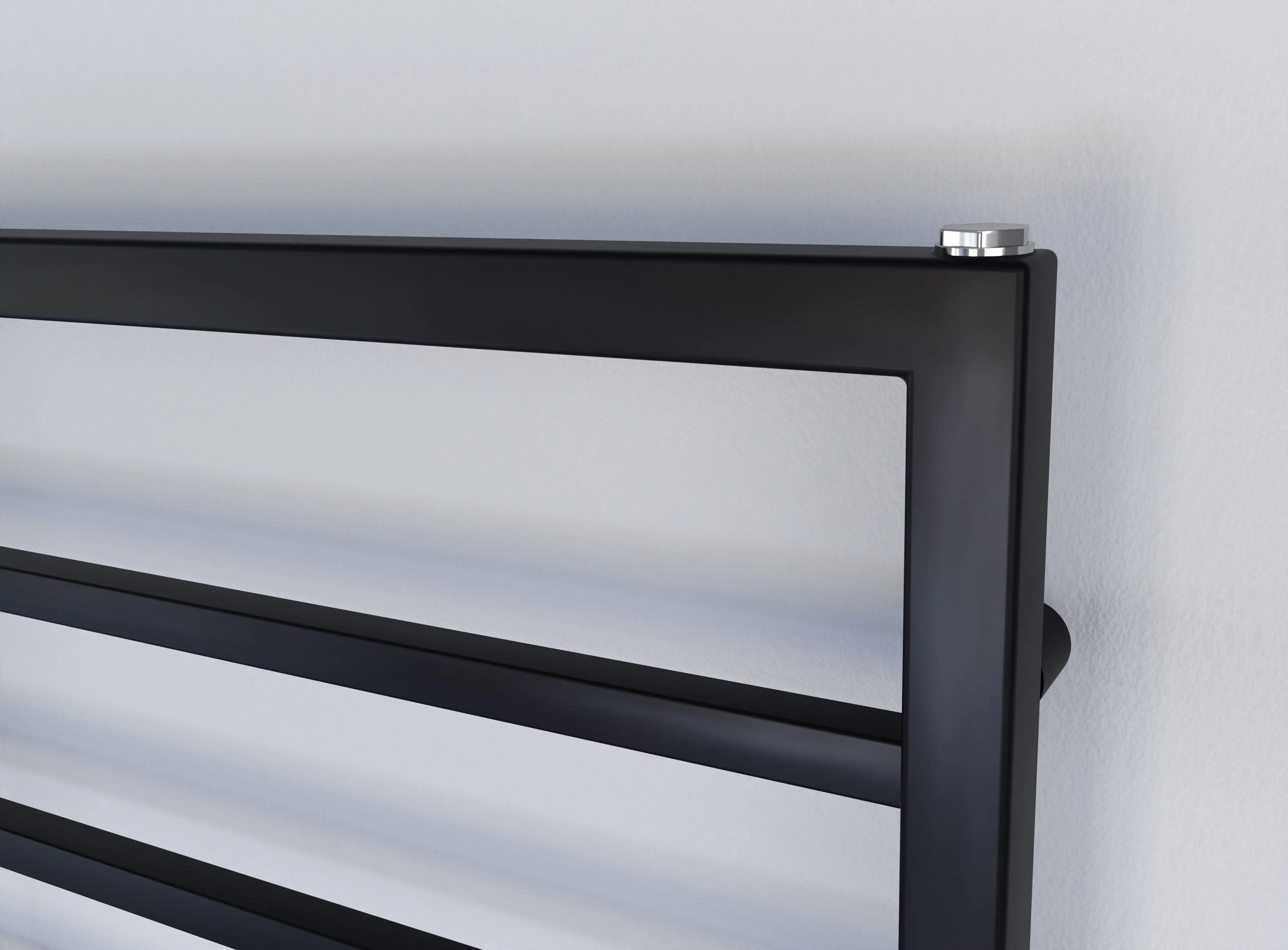 Ximax Handtuchheizkörper Pure Slim 112 x 60 cm 445 Watt schwarz matt