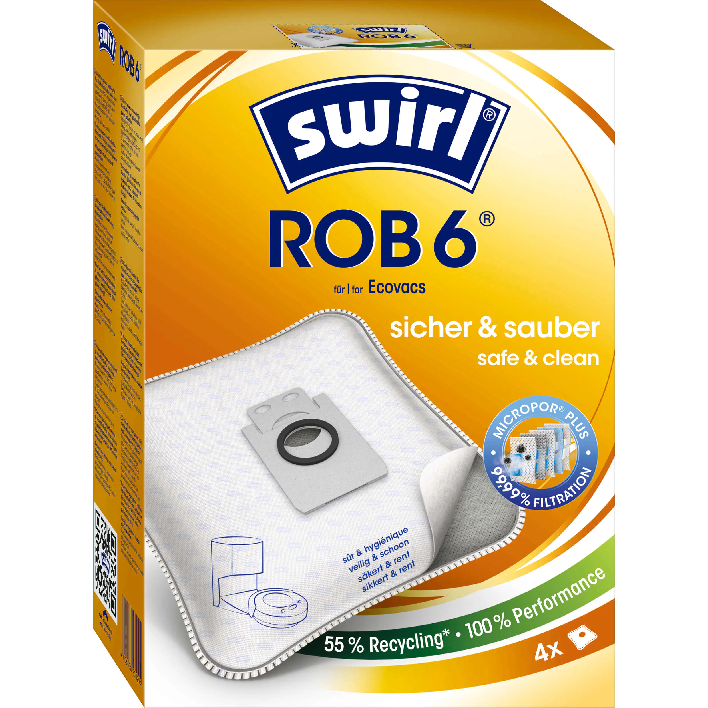 Swirl® ROB 6 MicroPor® Plus