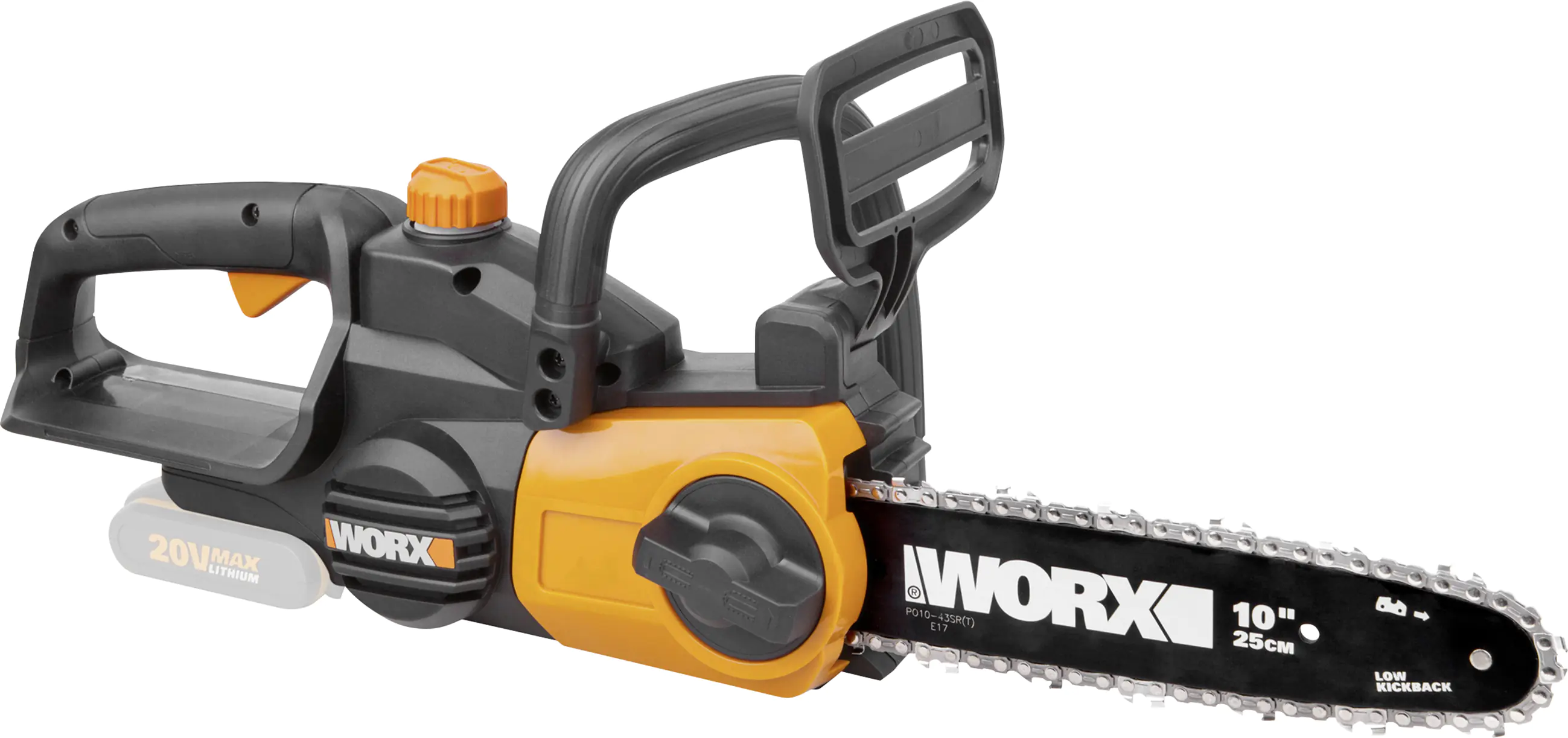 Worx Akku-Kettensäge WG322E.9 20 V 25 cm ohne Akku und Ladegerät