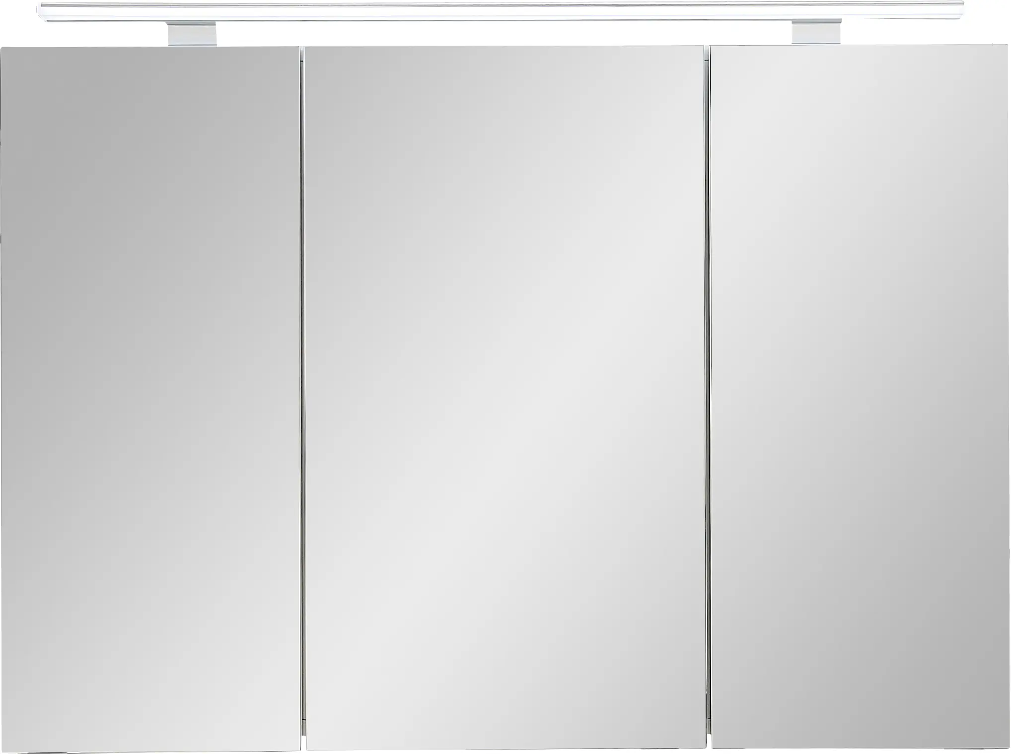 Primaster Spiegelschrank Düsseldorf mit Beleuchtung weiß 100 x 70 cm