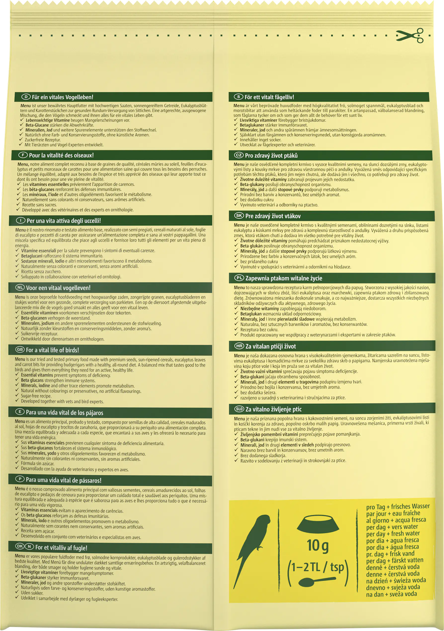 Vitakraft Menü 3 kg Vitakraft Menü 3 kg