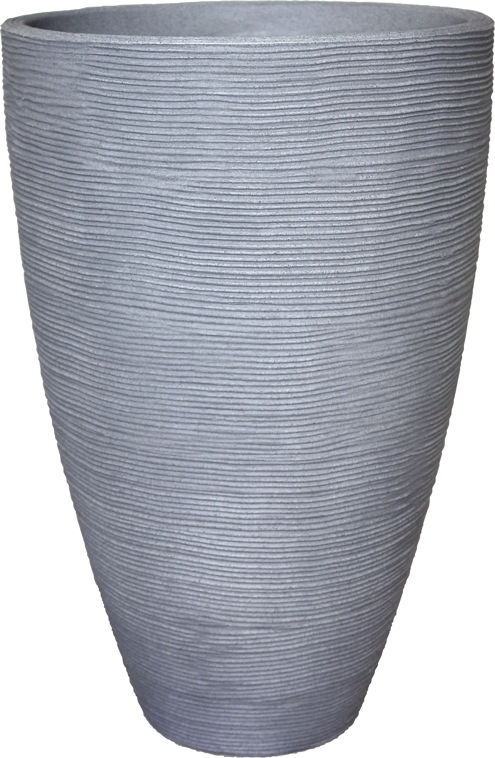 Geli Pflanztopf mit Rillen Ø 40 x 60 cm betonfarbe Geli Pflanztopf mit Rillen Ø 40 x 60 cm betonfarbe
