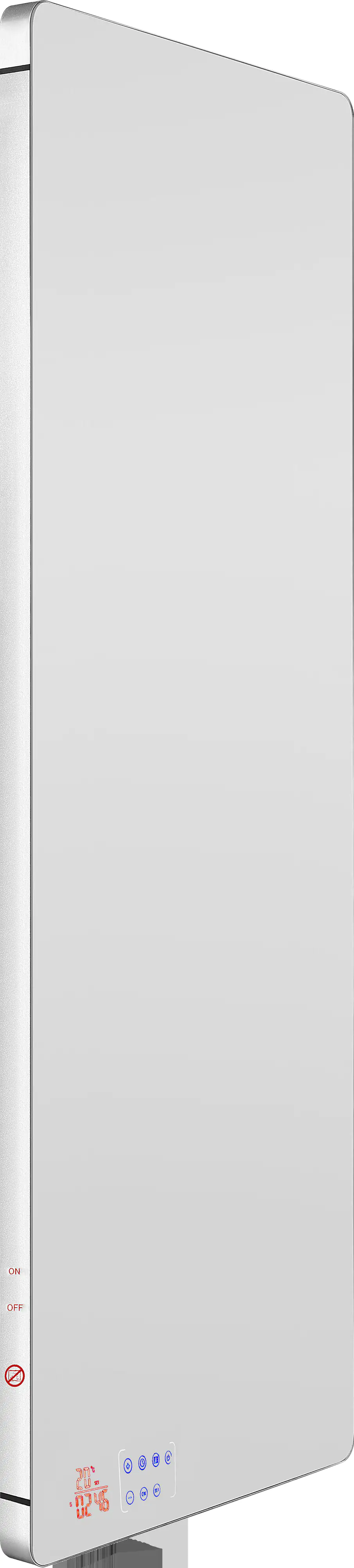 Jollytherm Infrarotheizkörper Weiß 500 Watt, 120x45 cm, Touchdisplay