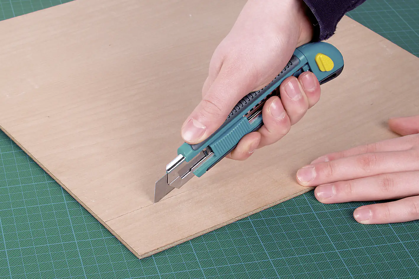 Wolfcraft Abbrechmesser 18 mm inkl. 3 Ersatzklingen