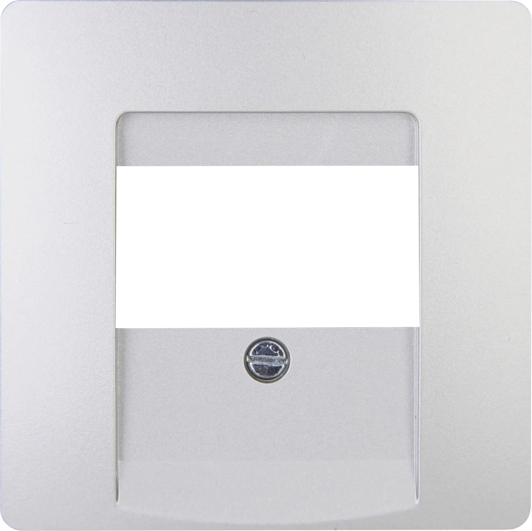 4008224583473 Kopp TAE-Abdeckung Paris silber, 1-3 Anschlüsse (oder 2-fach USB-Steckdose), 326020182