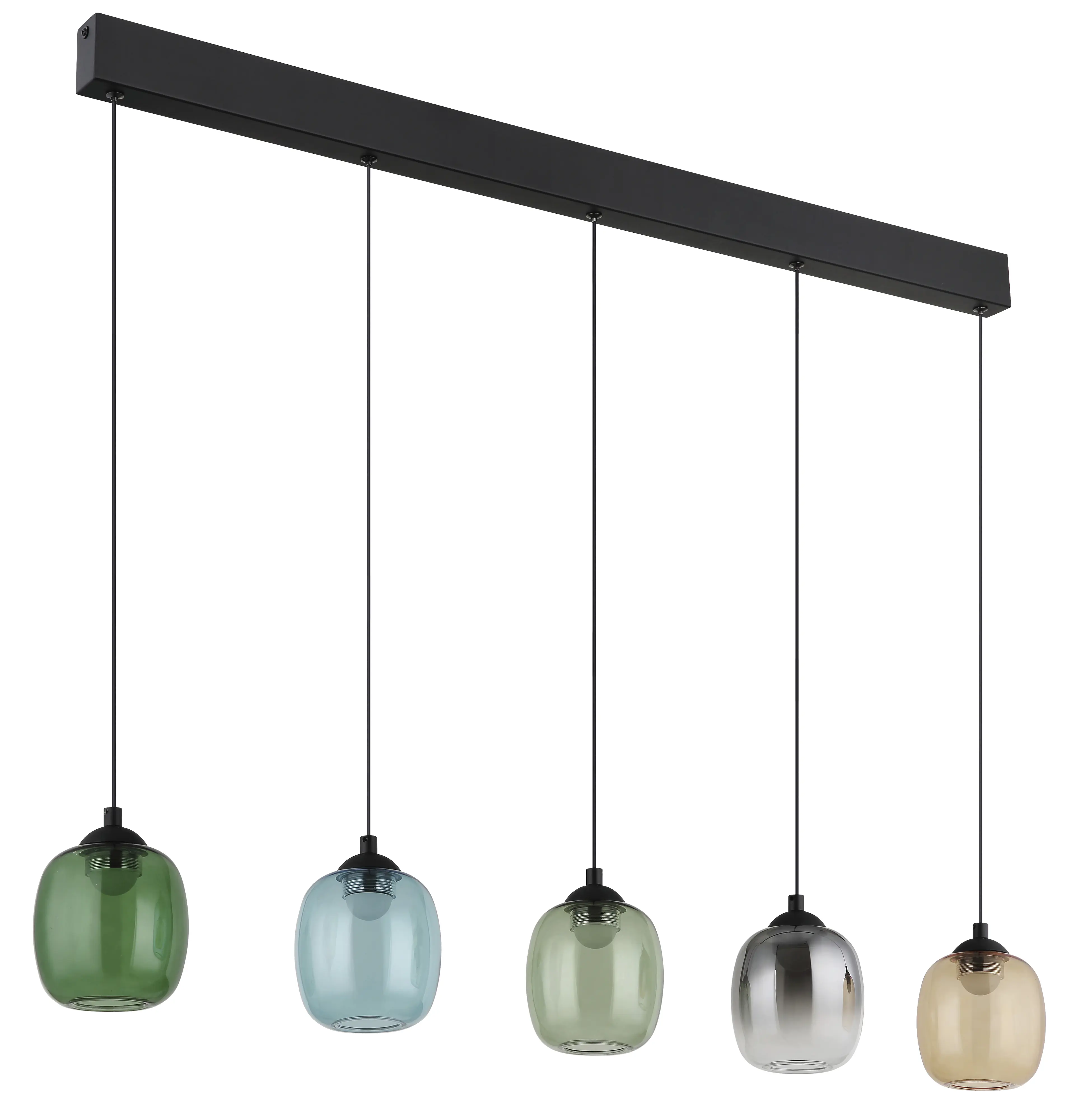 Globo Hängeleuchte Minara 102 x 150 cm schwarz matt warmweiß