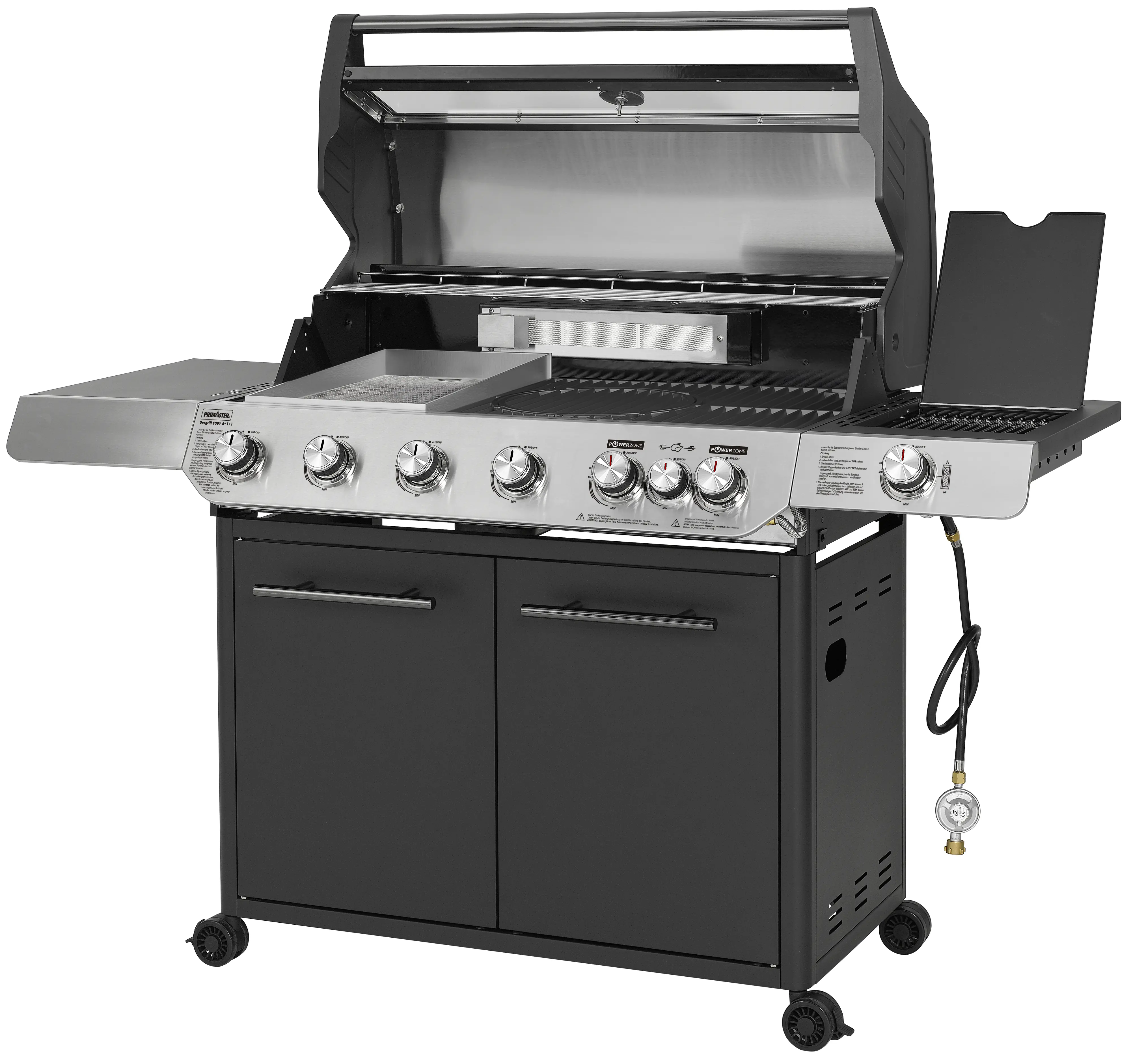 Primaster Gasgrill Cody Powerzone & Infrarotbrenner Grillfläche: 95 x 48 cm