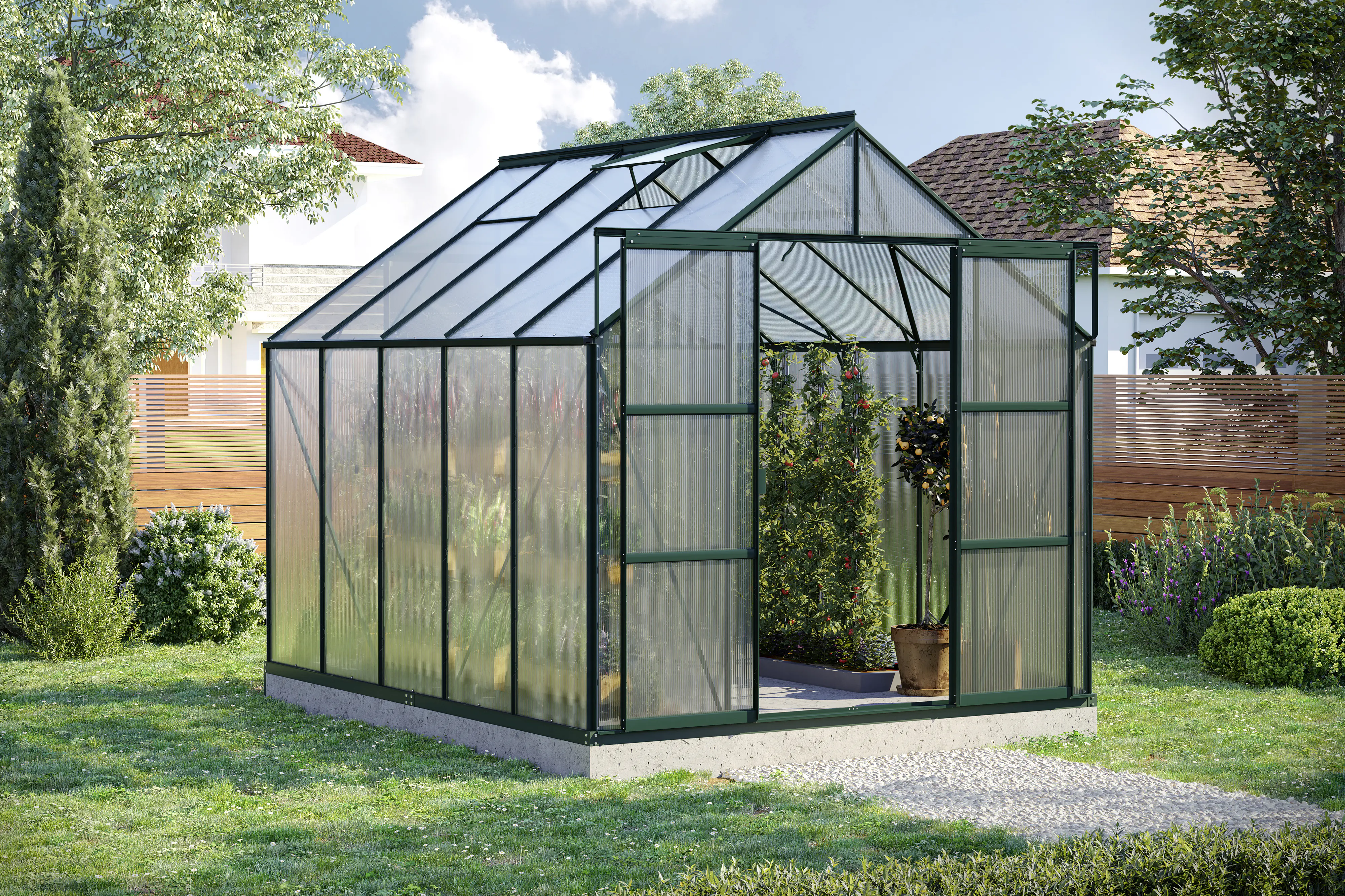 Vitavia Gewächshaus Uranus 8300 HPK 6 mm 254 x 317 cm