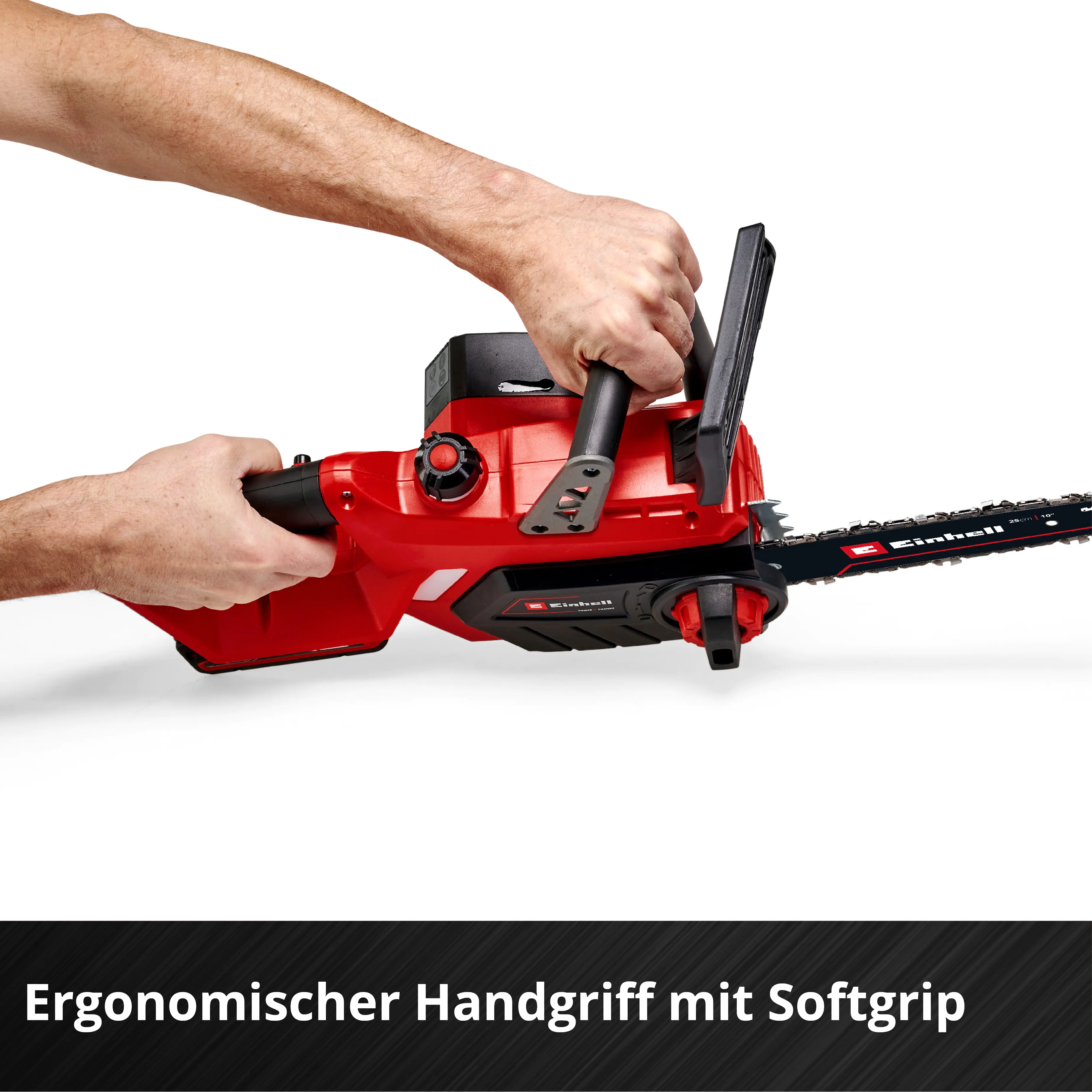 Einhell Akku-Kettensäge GE-LC 18/25-1 Li Kit 25 cm Schwertlänge mit 3,0 Ah Akku Einhell Akku-Kettensäge GE-LC 18/25-1 Li Kit 25 cm Schwertlänge mit 3,0 Ah Akku