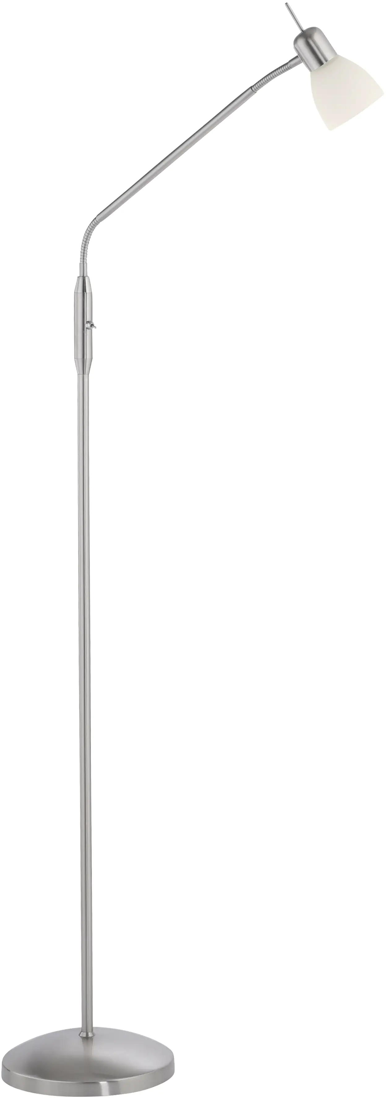 JustLight Stehleuchte Karo stahl-weiß 159,5 x 60 cm E14, max. 40 W