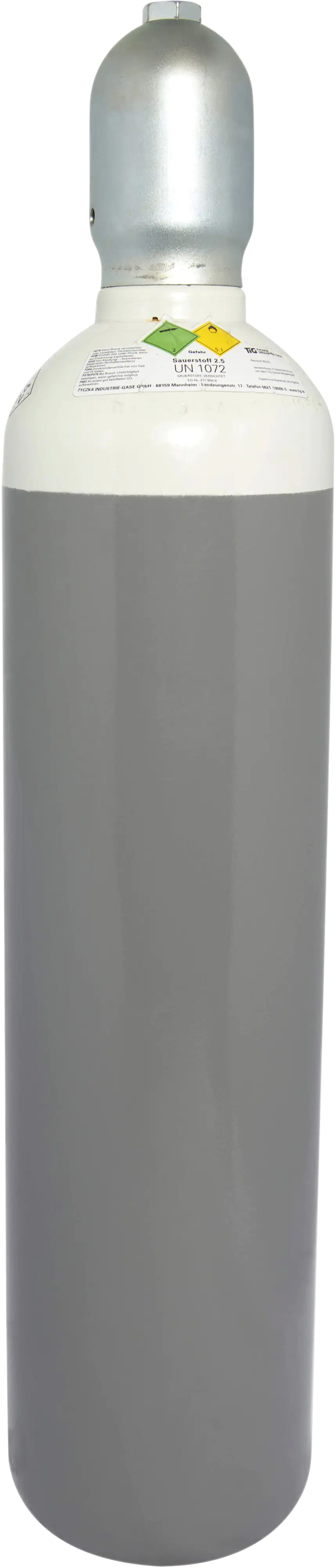 Tyczka Sauerstoff 20 l Eigentumsflasche (ohne Füllung)