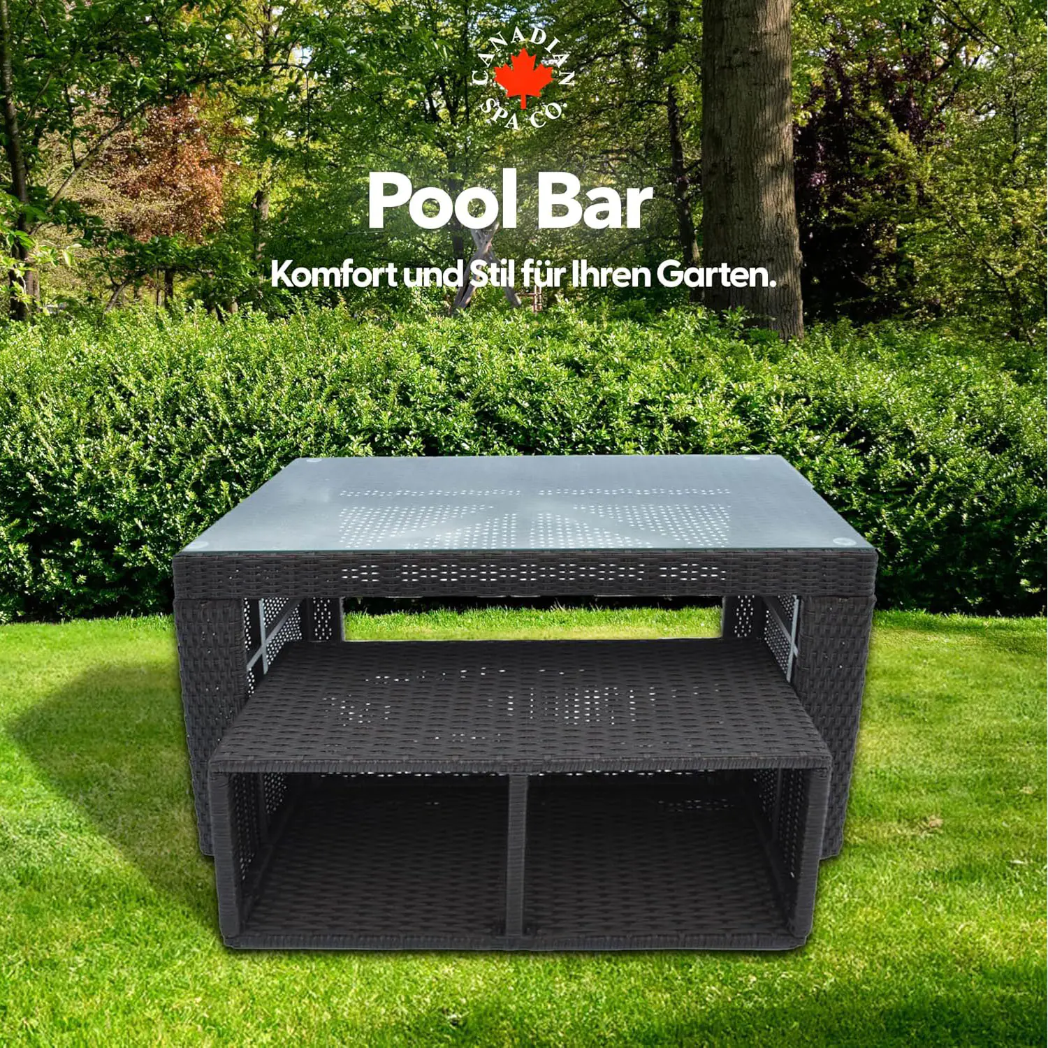Canadian Spa Bar mit Hocker für Whirlpool Canadian Spa Bar mit Hocker für Whirlpool