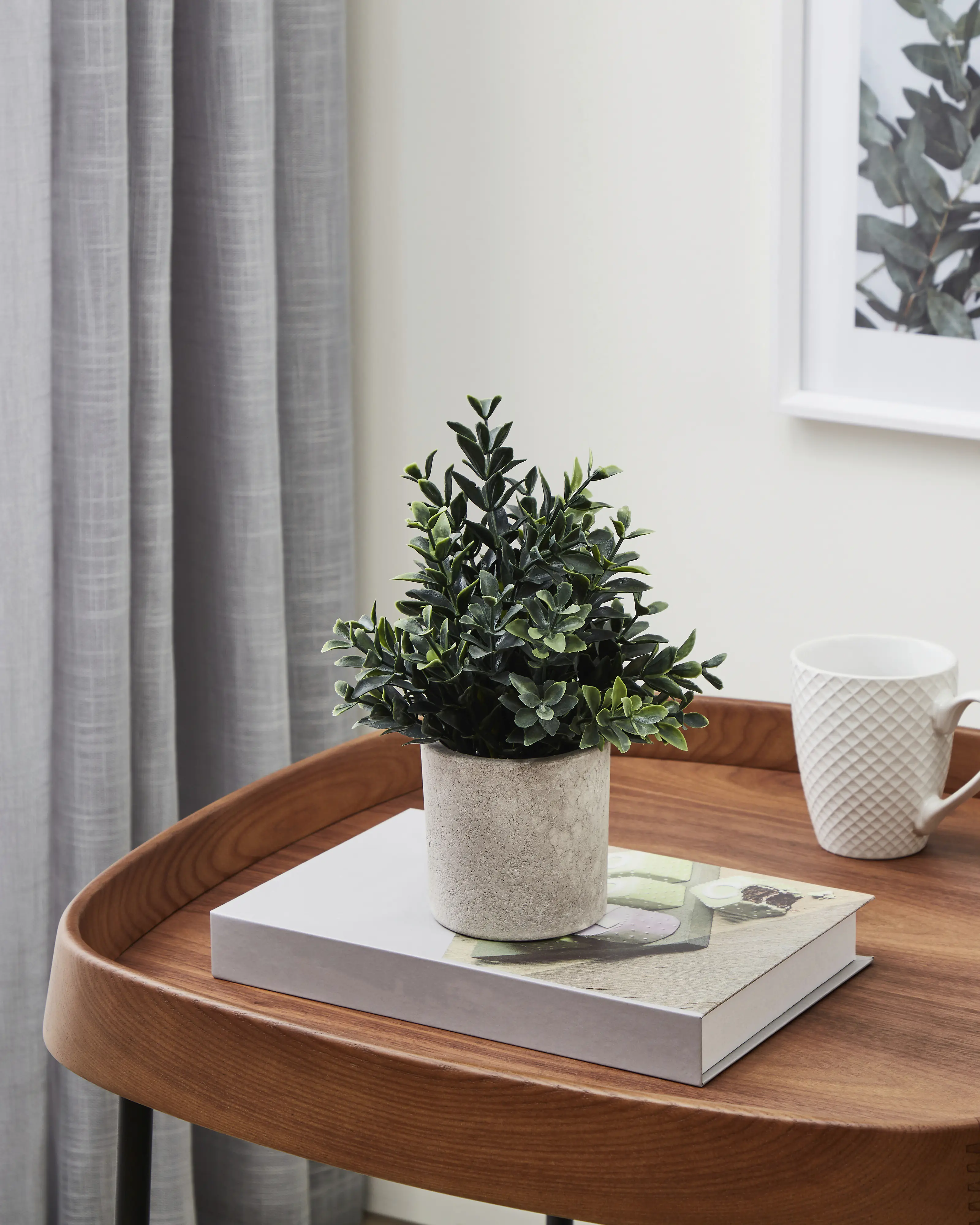 Eglo Kunstpflanze Buxbaum Chitose im Topf grün 23 x 18 cm