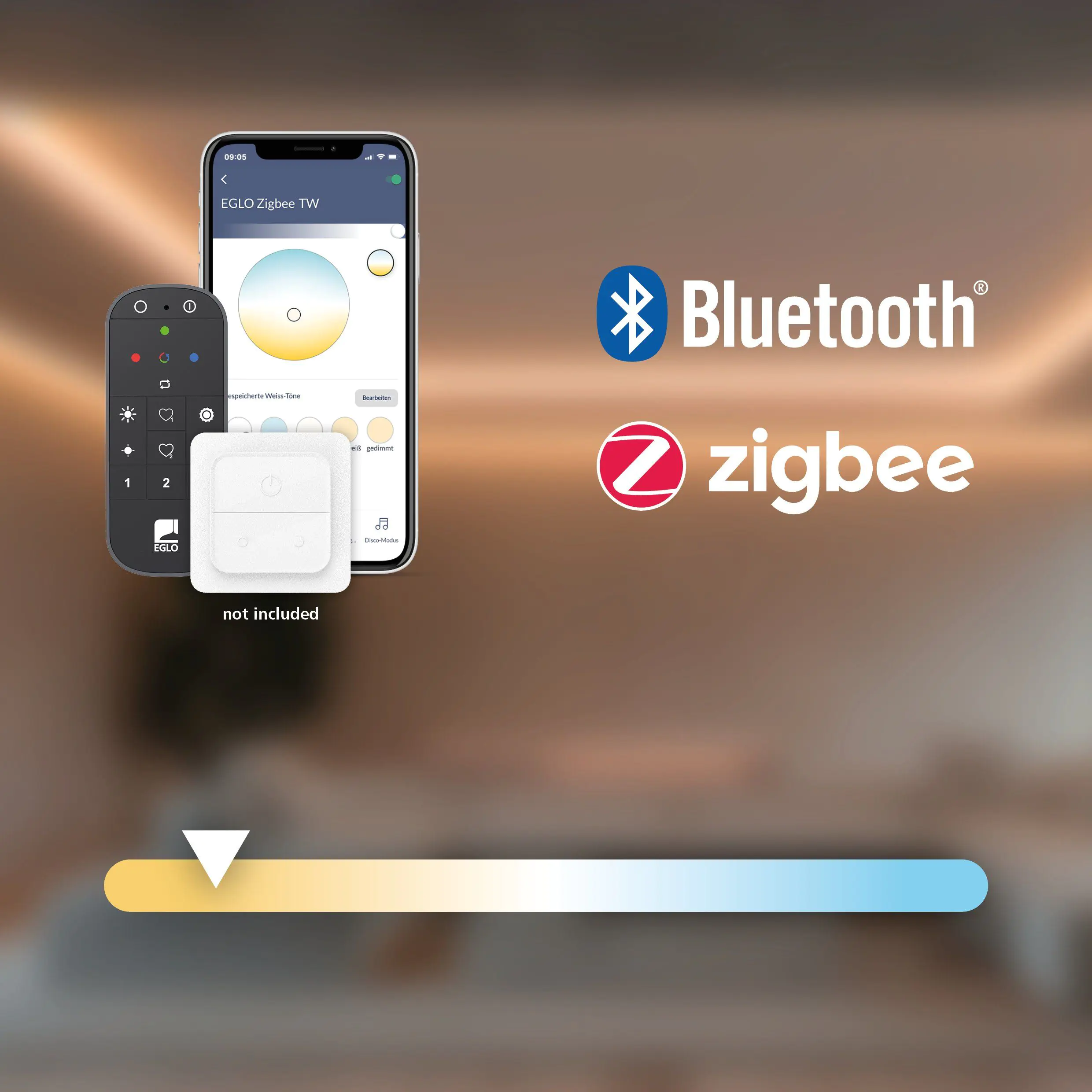 Eglo Connect LED Deckenleuchte Paranday-Z schwarz 65 x 31 cm Eglo Connect LED Deckenleuchte Paranday-Z schwarz 65 x 31 cm