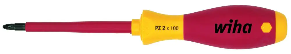 Wiha Schraubendreher Electric Phillips VDE 2 x 100 mm Chrom-Vanadium-Stahl