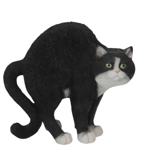 Dekofigur Katze schwarz  28,5 x 15,5 x 31,5 cm