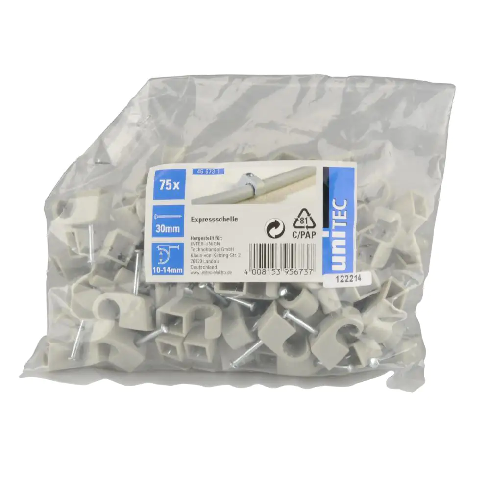 Expressschelle 10-14mm grau 75x