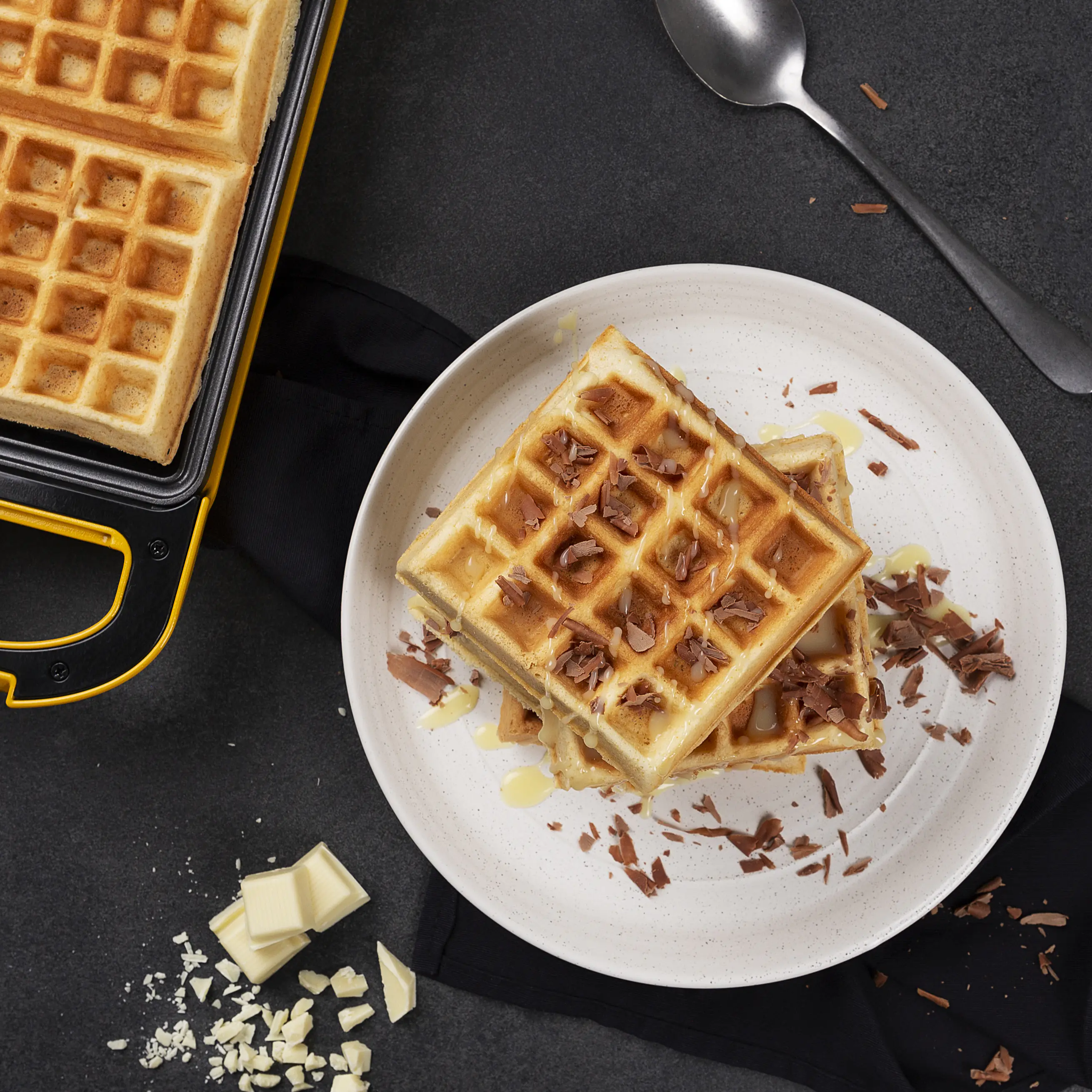 Princess Waffeleisen Flip für 2 Waffeln Drehfunktion 700 Watt