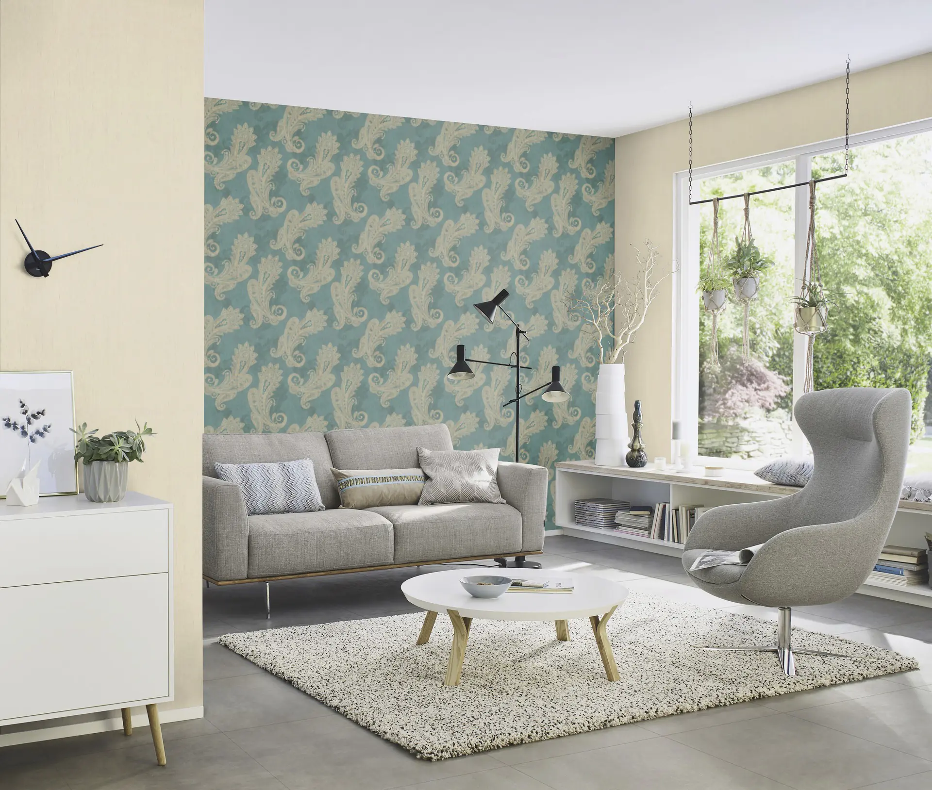 Rasch Vliestapete 746037 Beige-Dunkelbeige Uni 10,05 m x 0,53 m