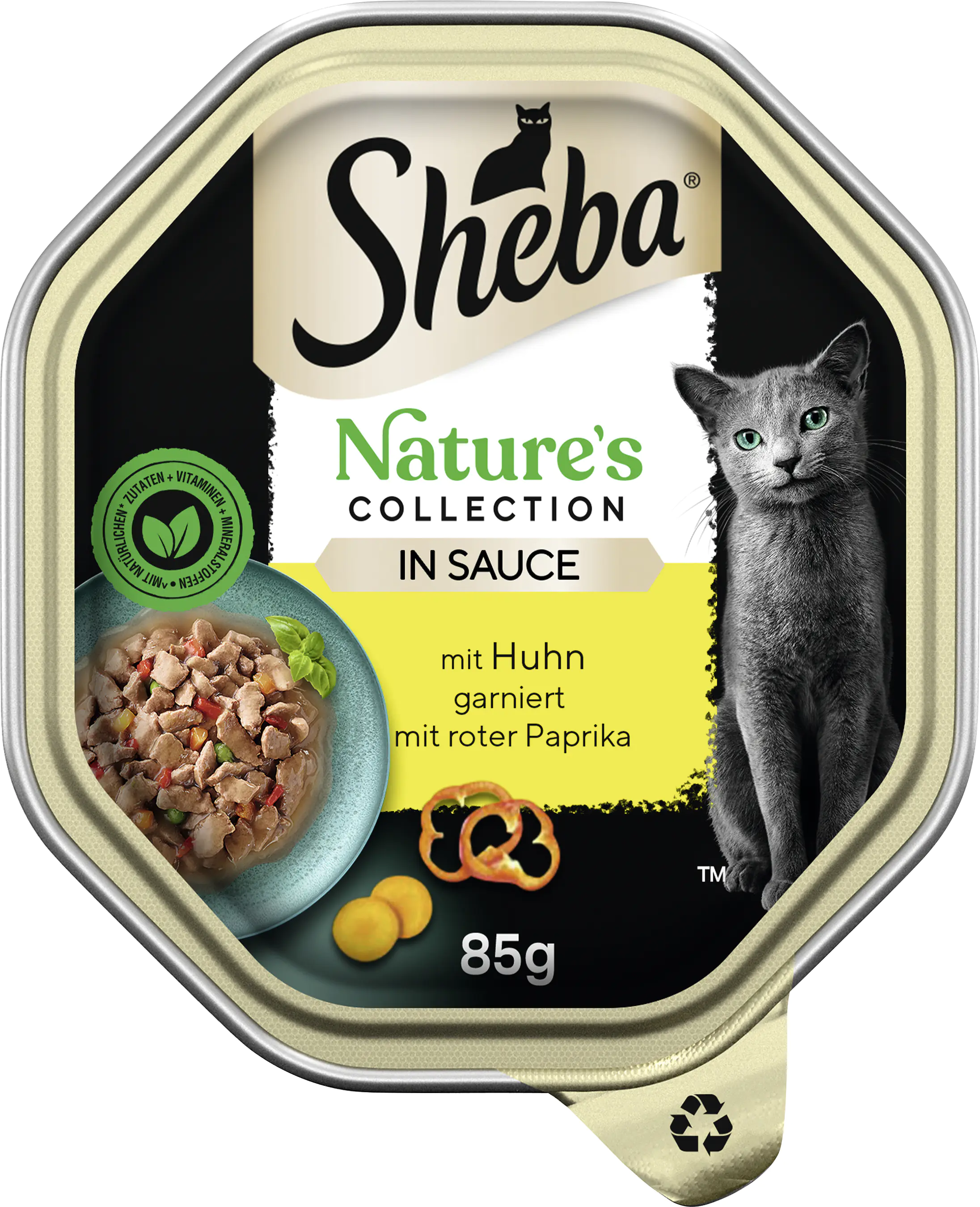 Sheba Nature's Collection in Sauce Katzennassfutter 85 g Huhn
