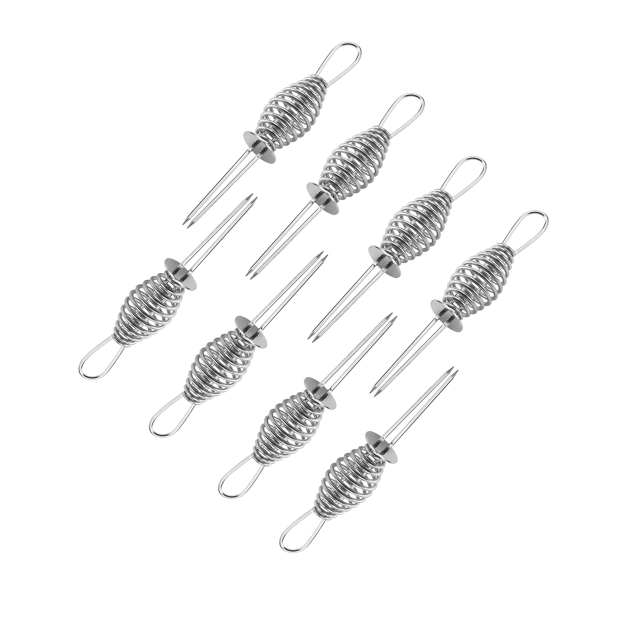 TrendLine Maiskolbenhalter Edelstahl 9,5 x 2 cm 8 Stück