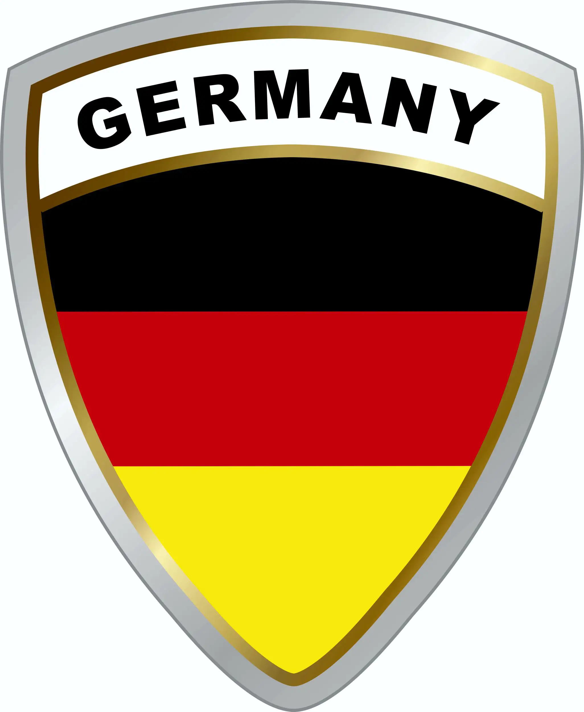 Hermann Schütz Aufkleber Deutschland-Wappen Dimension 45x35mm