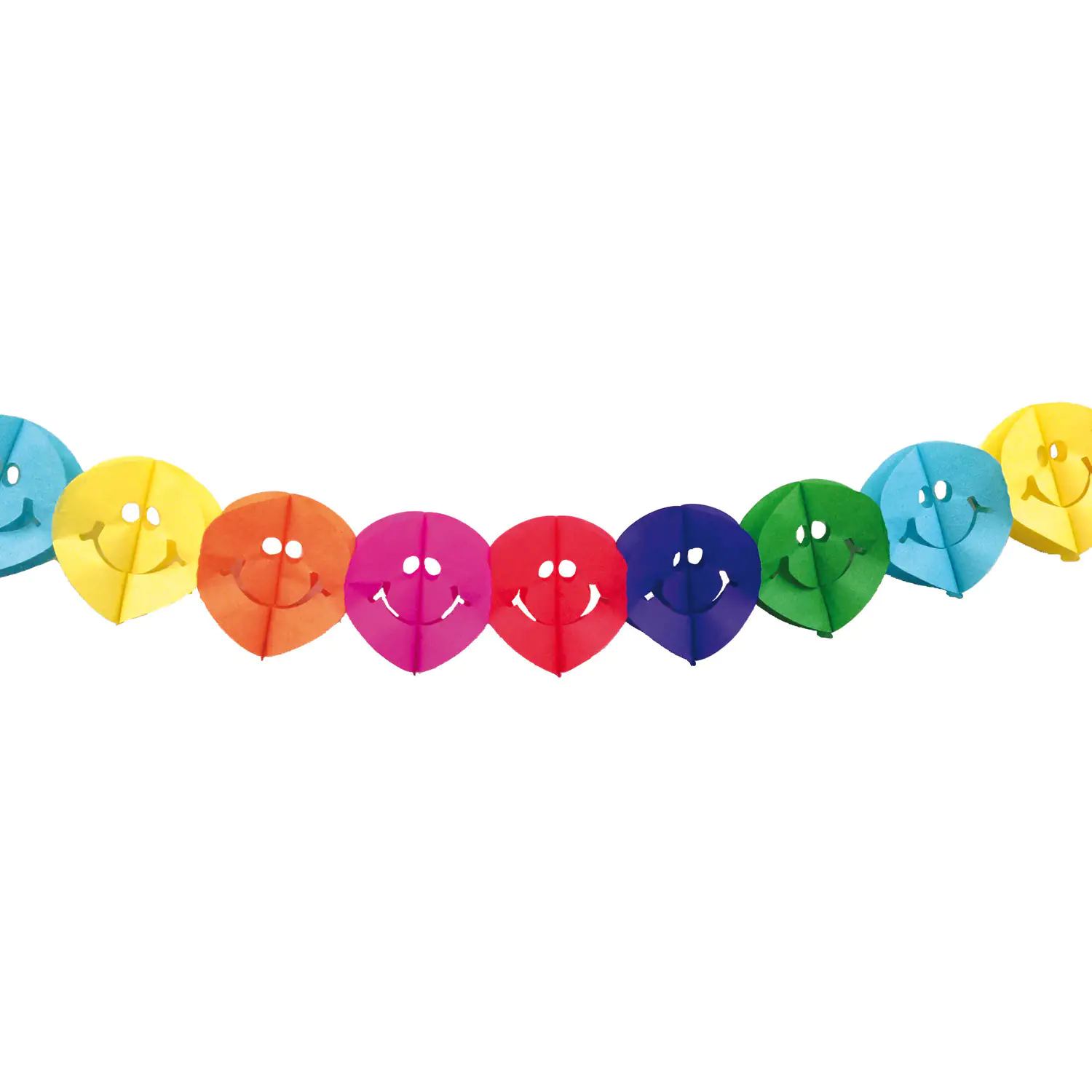 Girlande Smiley Papier 400 cm Girlande Smiley Papier 400 cm