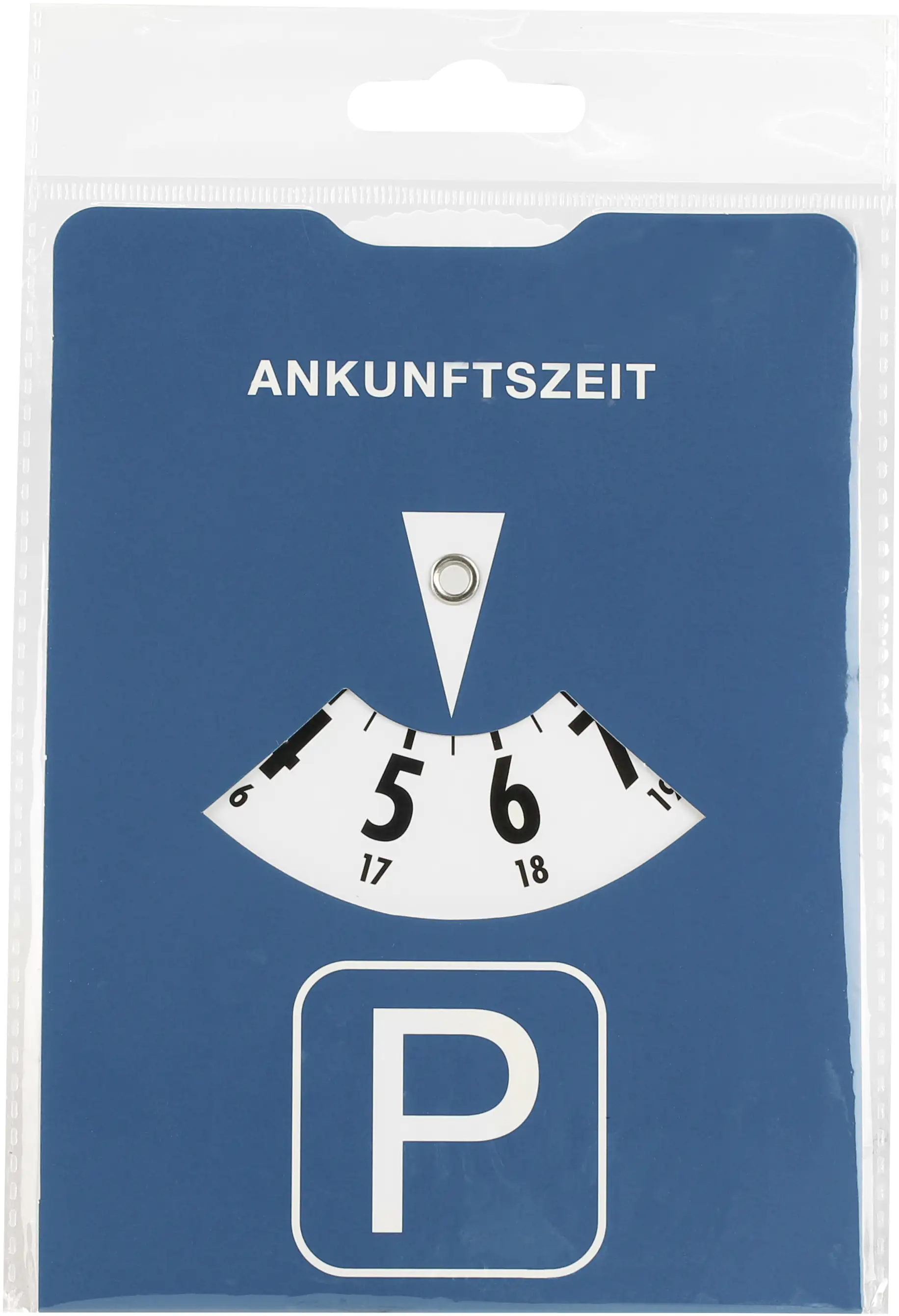 APA Parkscheibe blau Karton