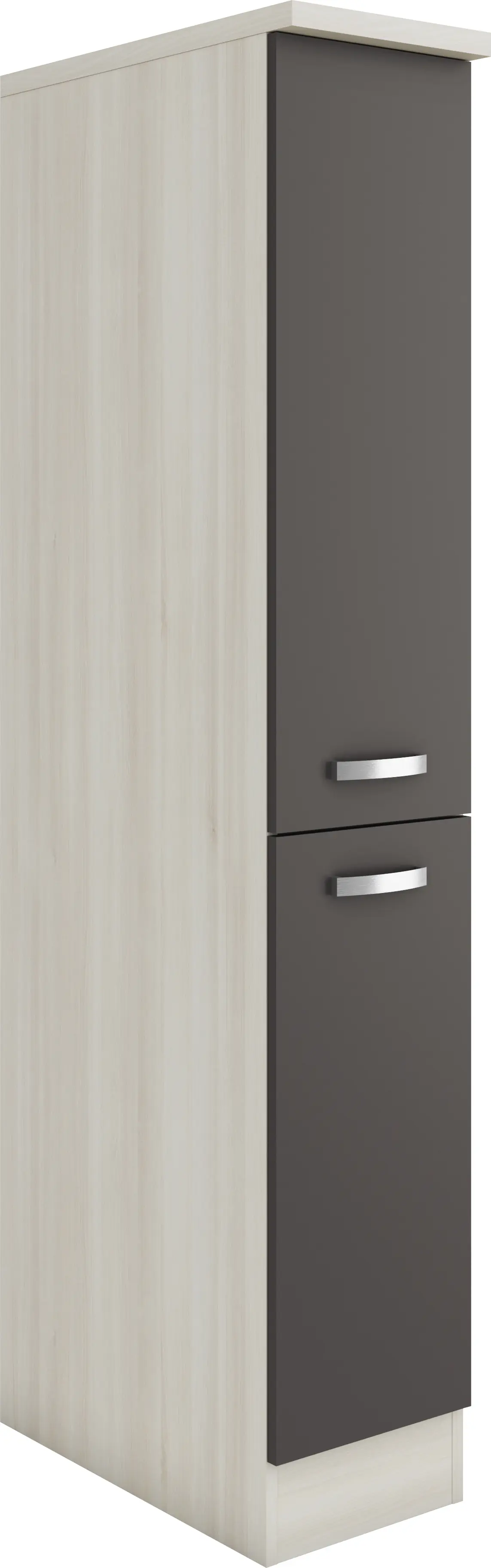 Optifit Apothekerschrank Faro 220 anthrazit/akazie 30 cm