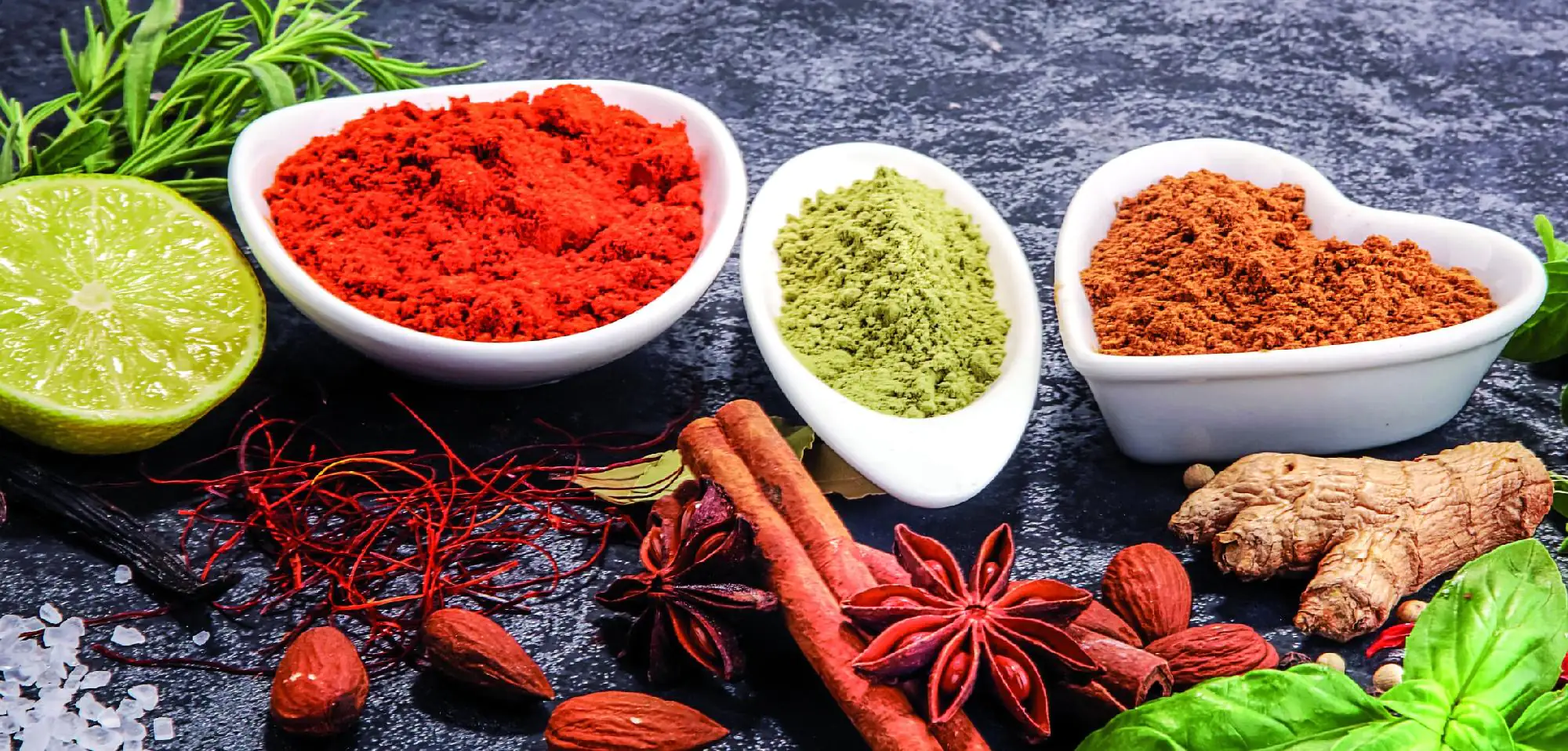 Deco-Block Bild - Spices 60 x 29 cm Deco-Block Bild - Spices 60 x 29 cm