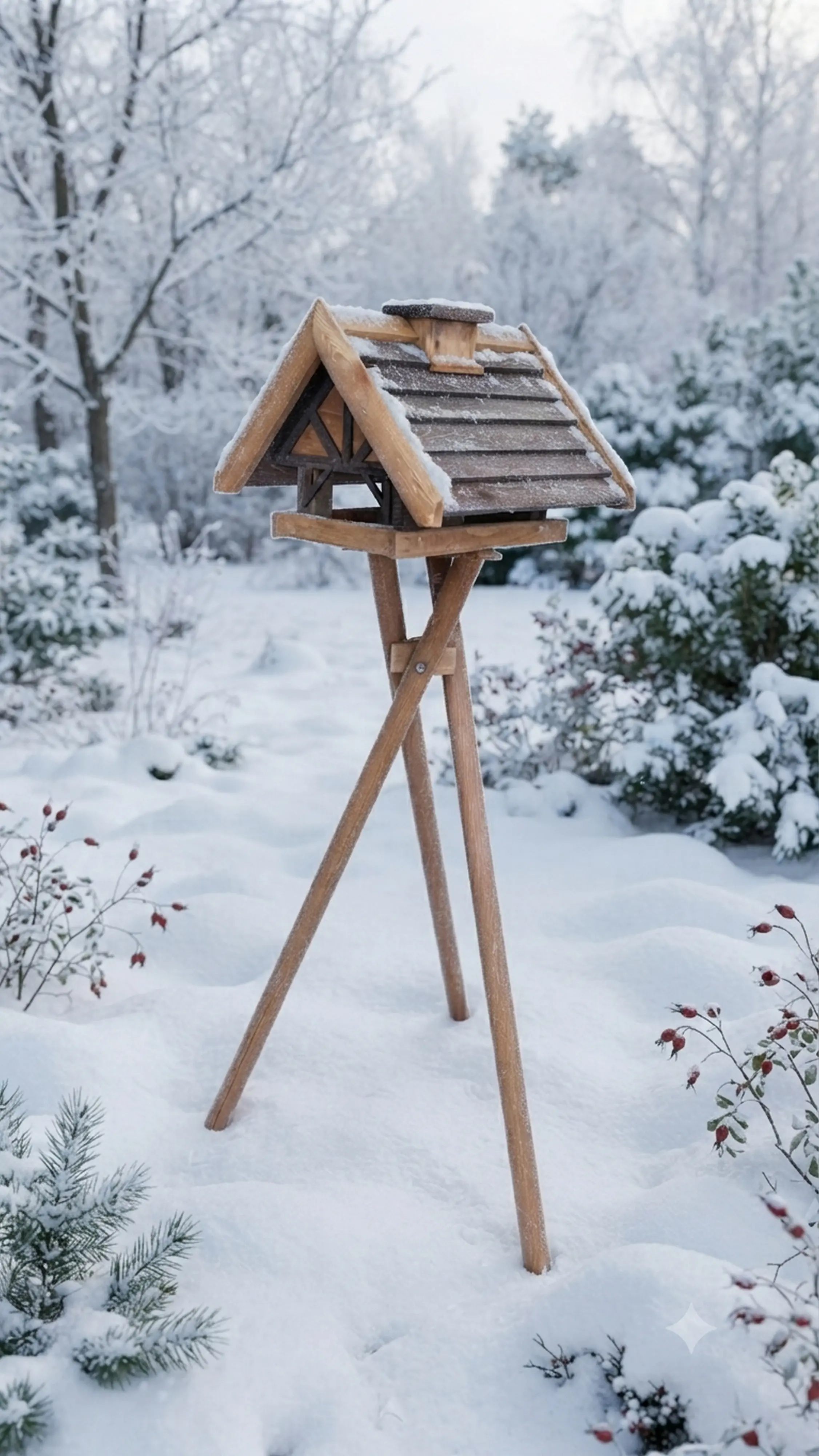 enteger Vogelhaus Maria 2 farbig 42 x 40 cm