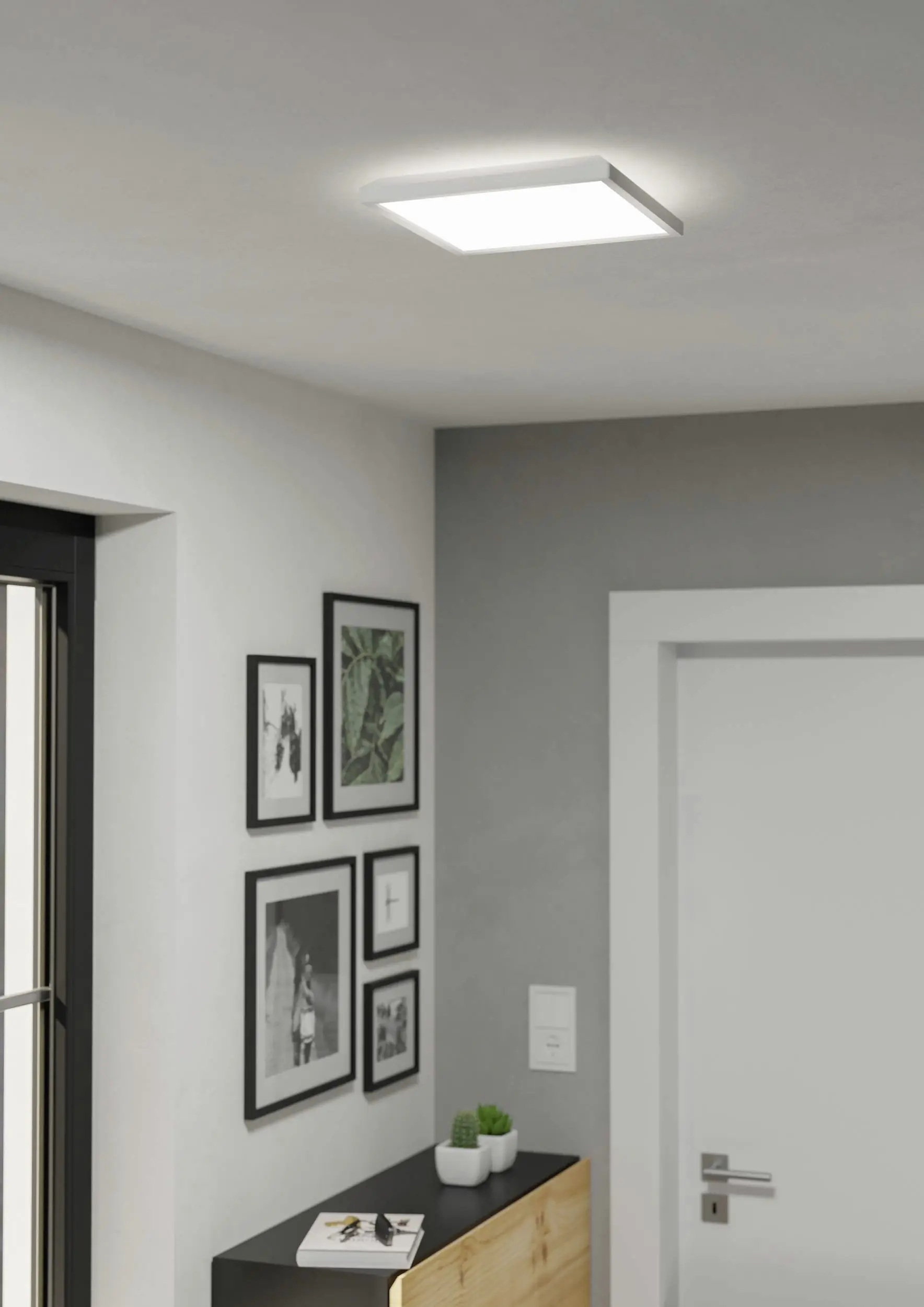 Eglo LED Deckenleuchte Rovito weiß 29 x 29 cm warmweiß-kaltweiß Eglo LED Deckenleuchte Rovito weiß 29 x 29 cm warmweiß-kaltweiß