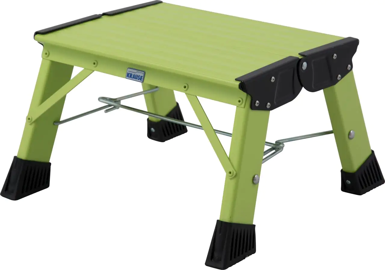4009199130365 Krause Aluminium-Klapptritt MONTO Treppy Plusline grün 2,20 m
