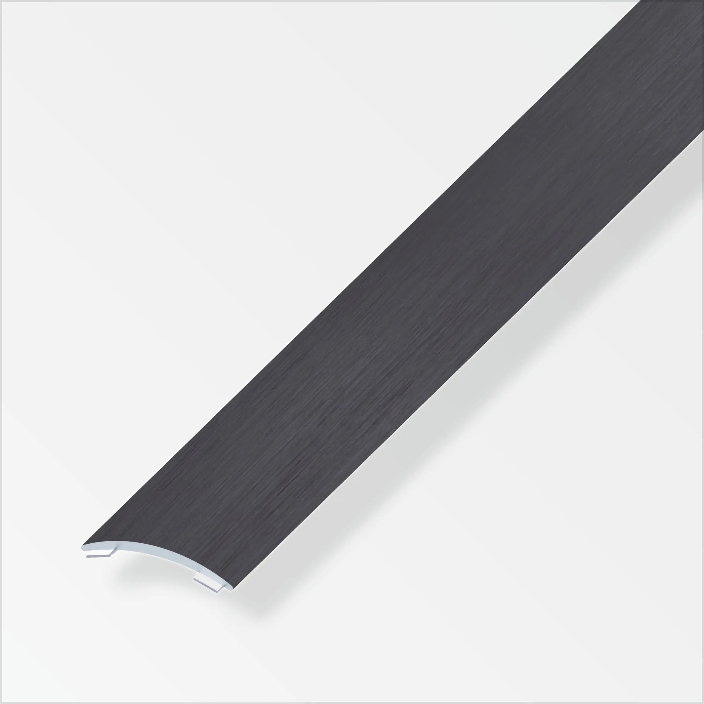 alfer Übergangsprofil 2 m, 30 x 5 mm Alu eloxiert gebürstet dunkelgrau alfer Übergangsprofil 2 m, 30 x 5 mm Alu eloxiert gebürstet dunkelgrau
