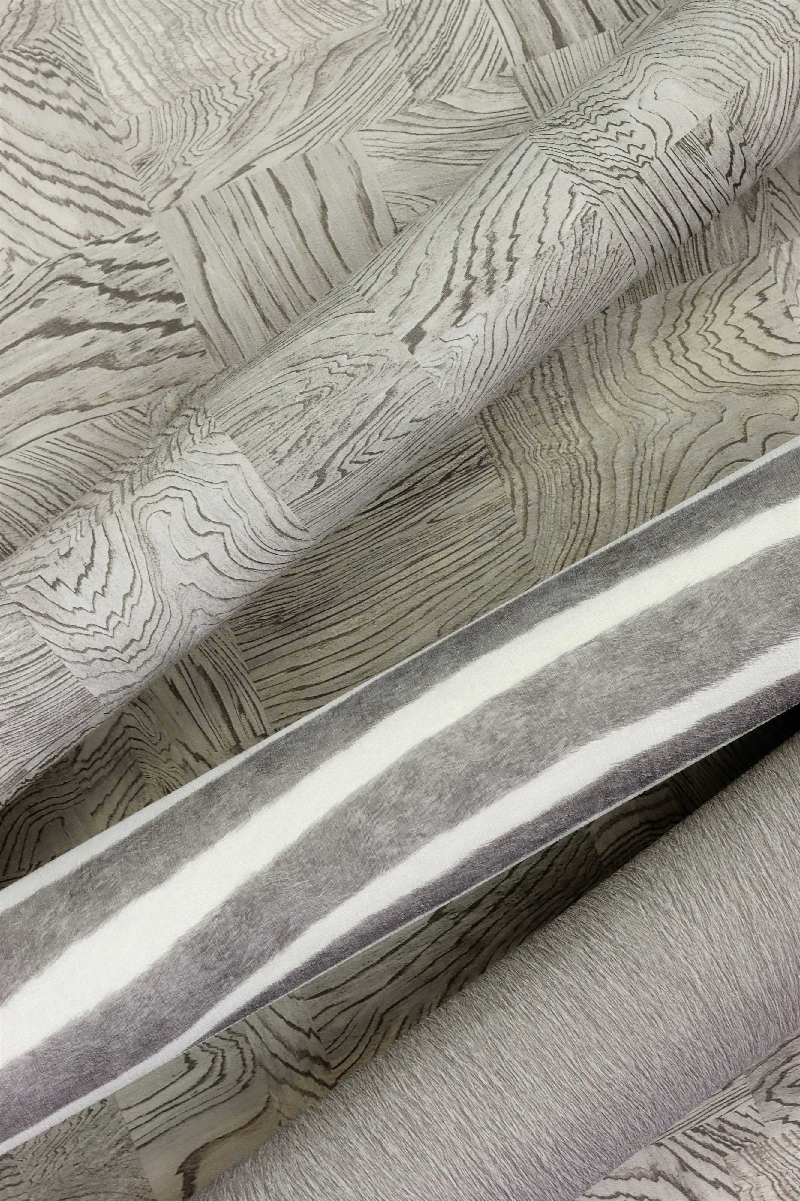 Rasch Vliestapete 751062 Grau-Hellgrau Uni 10,05 m x 0,53 m