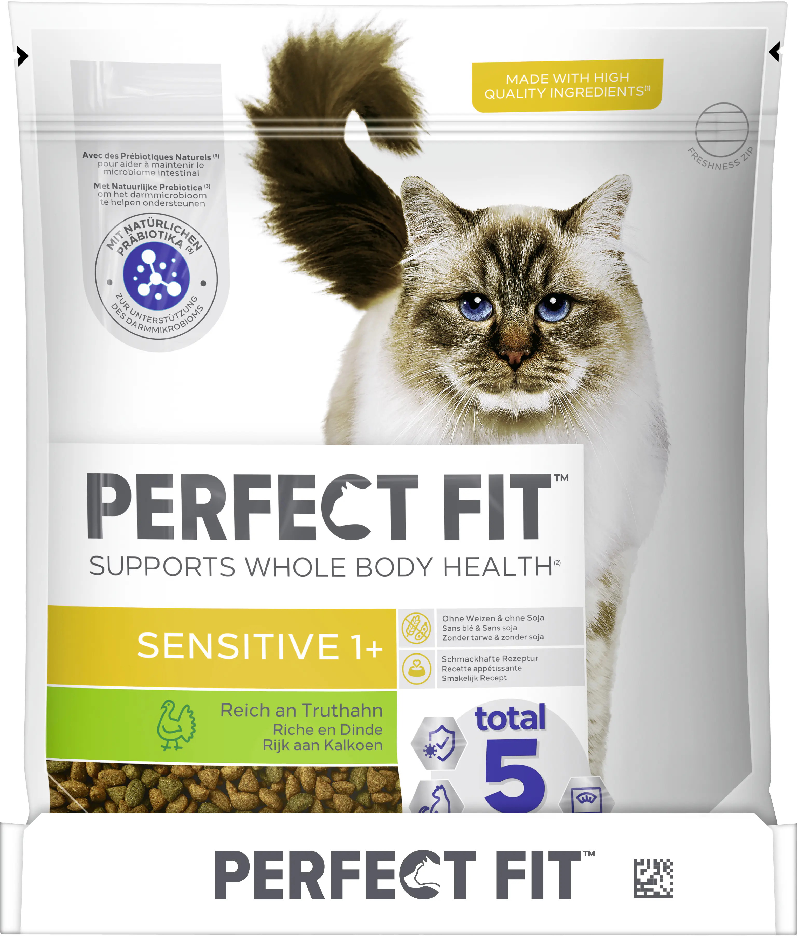 Perfect Fit Sensitiv 1+ Katzentrockenfutter Adult 1,4 kg Truthahn Perfect Fit Sensitiv 1+ Katzentrockenfutter Adult 1,4 kg Truthahn