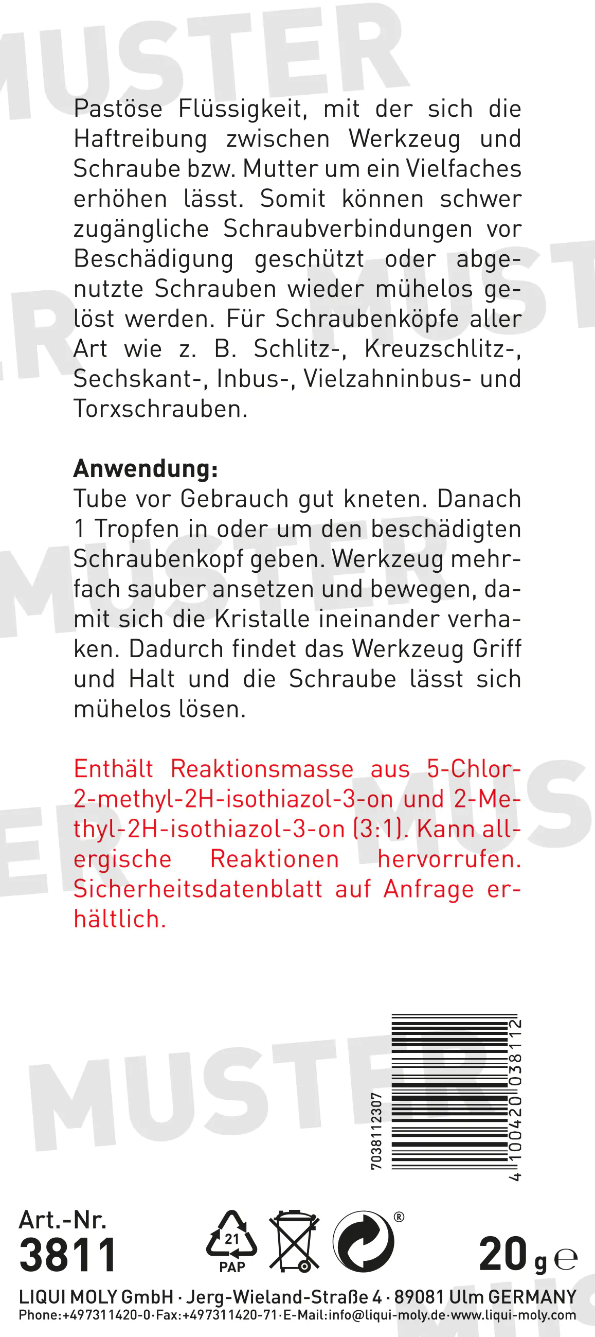 Liqui Moly Schrauben-Grip 20 g