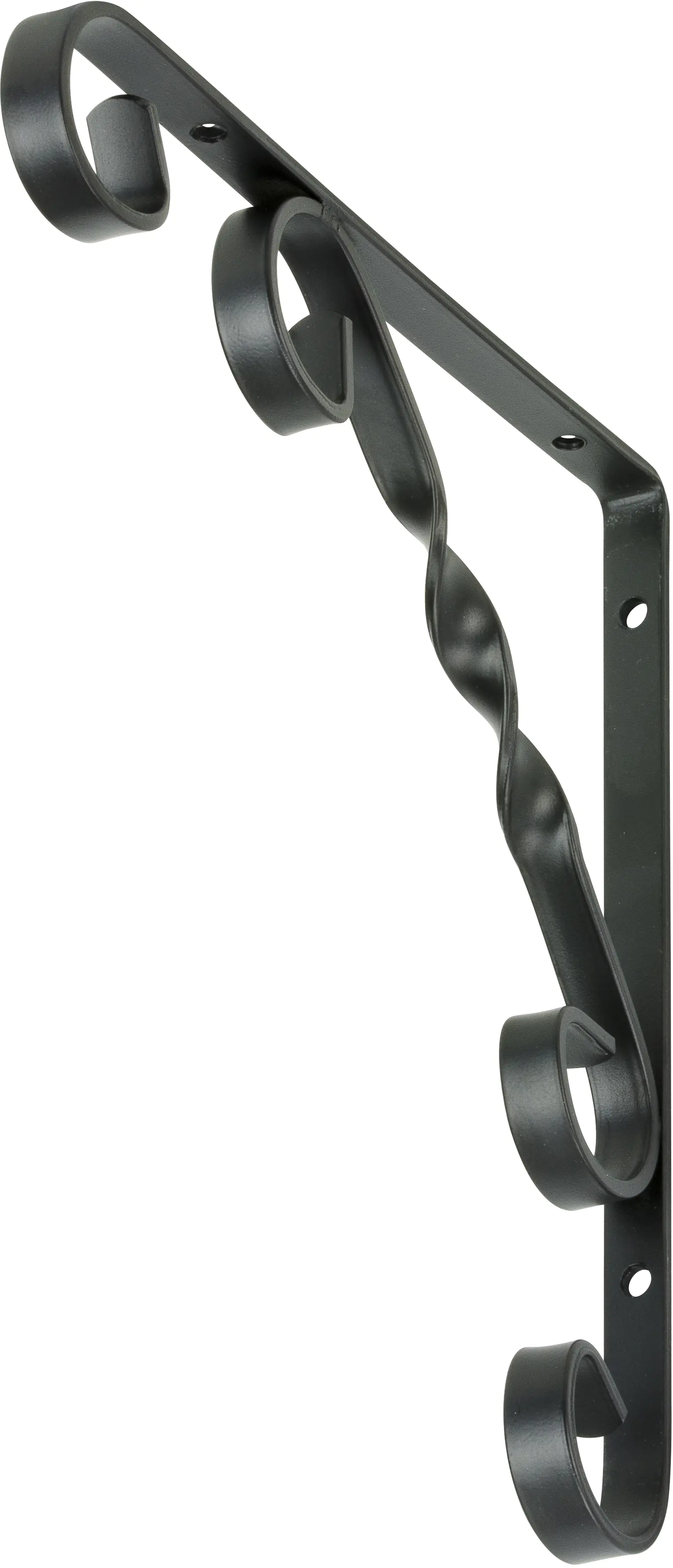 Vormann Schmiedeeiserne Konsolen schwarz 20.7 x 20.7 cm