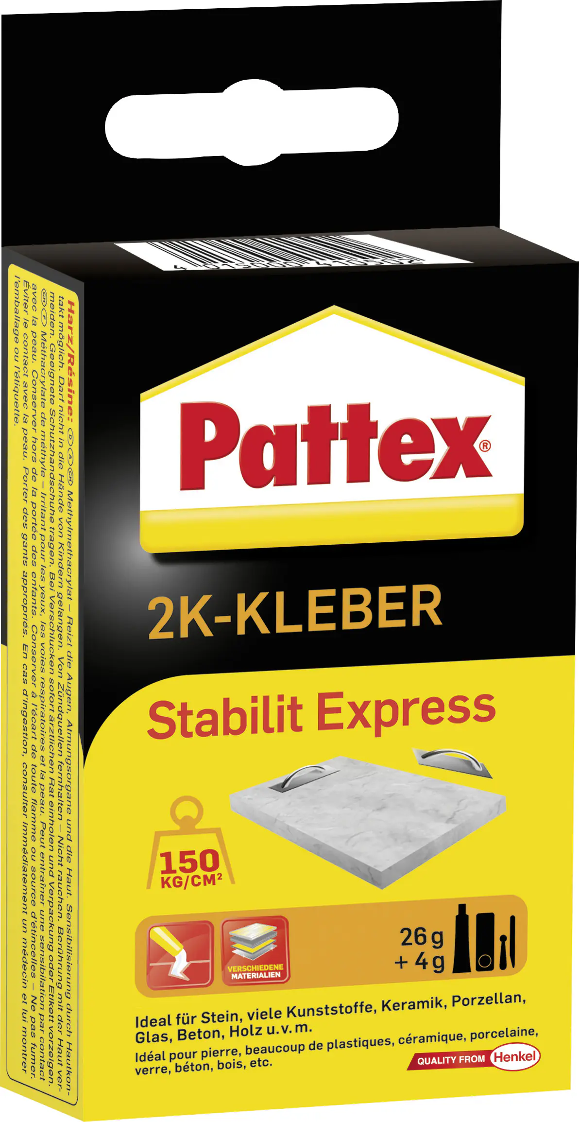 Pattex 2K-Kleber Stabilit Express 30 g Faltschachtel, braun