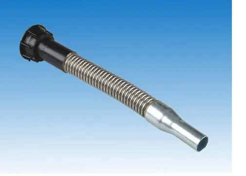 Unitec Ausgießer flexibel, Metall mit Kunststoffmutter